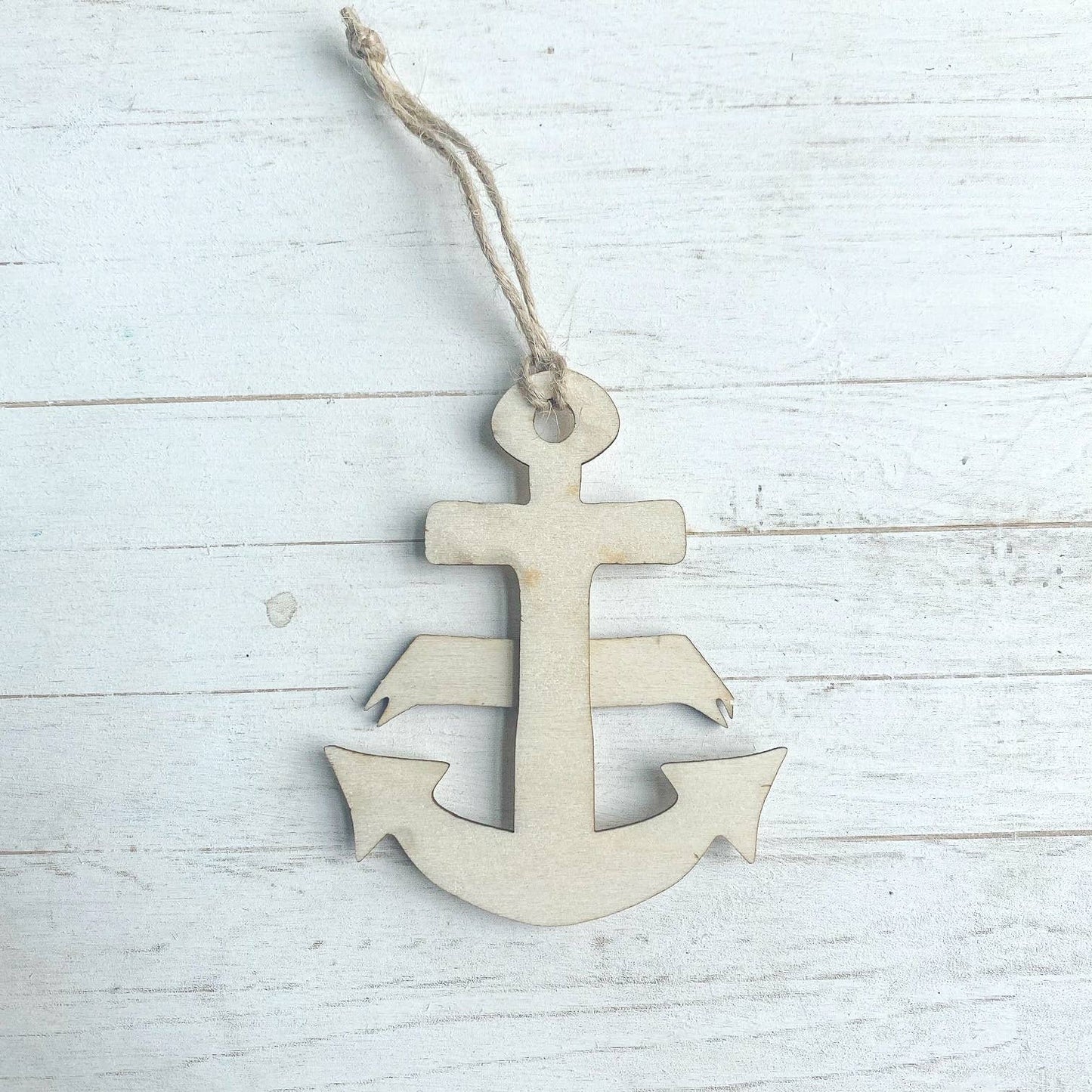 Gorgeous Little Bits - Anchor Moelfre engraved Mini Hanging Decoration