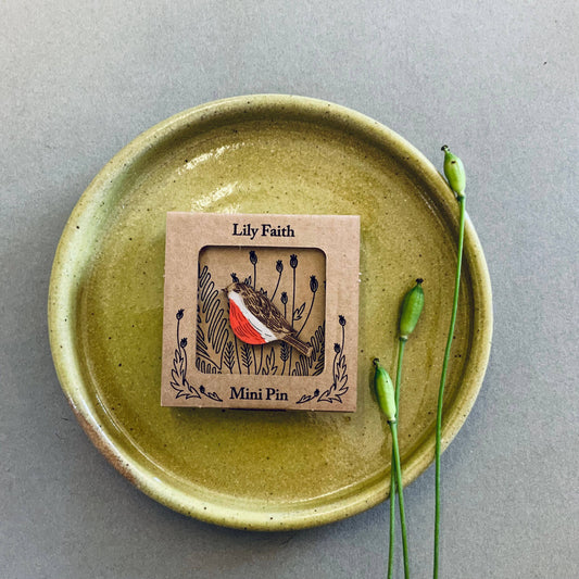 Lily Faith - Robin Mini Pin Brooch