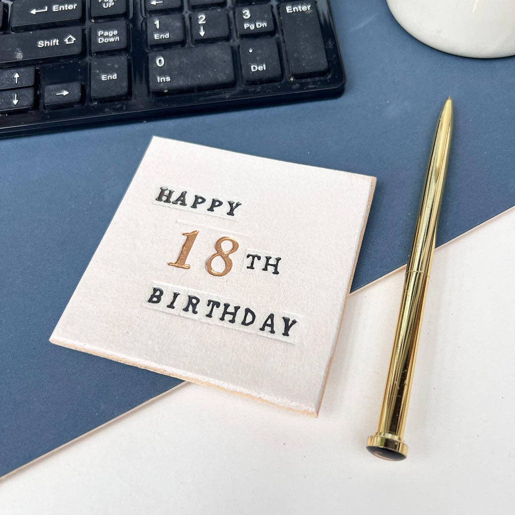 18th Birthday  Coaster