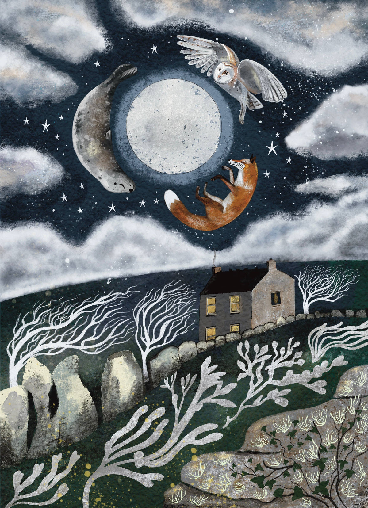 Glitter & Earth - Ocean moon cottage