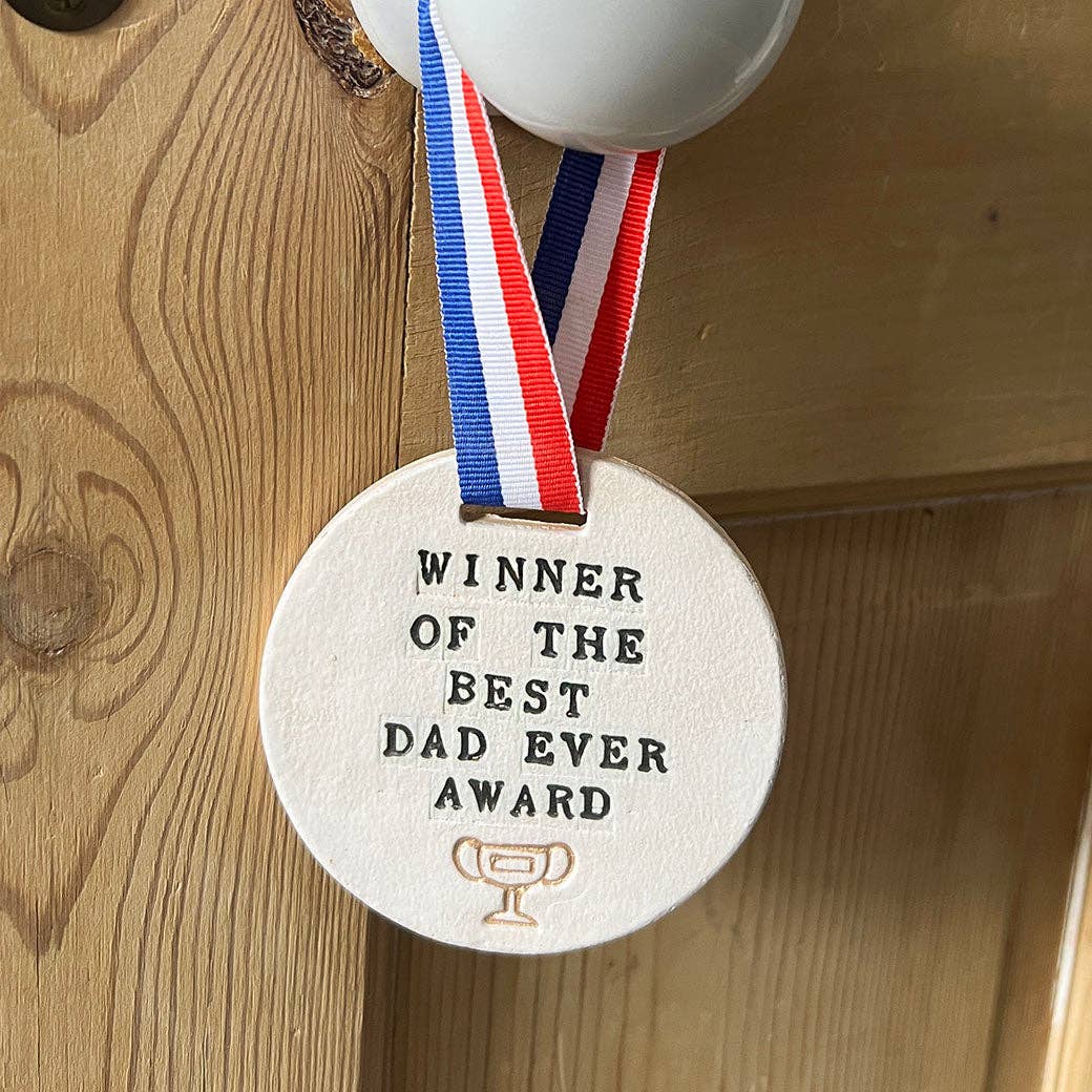 Best Dad Ever Award Medal