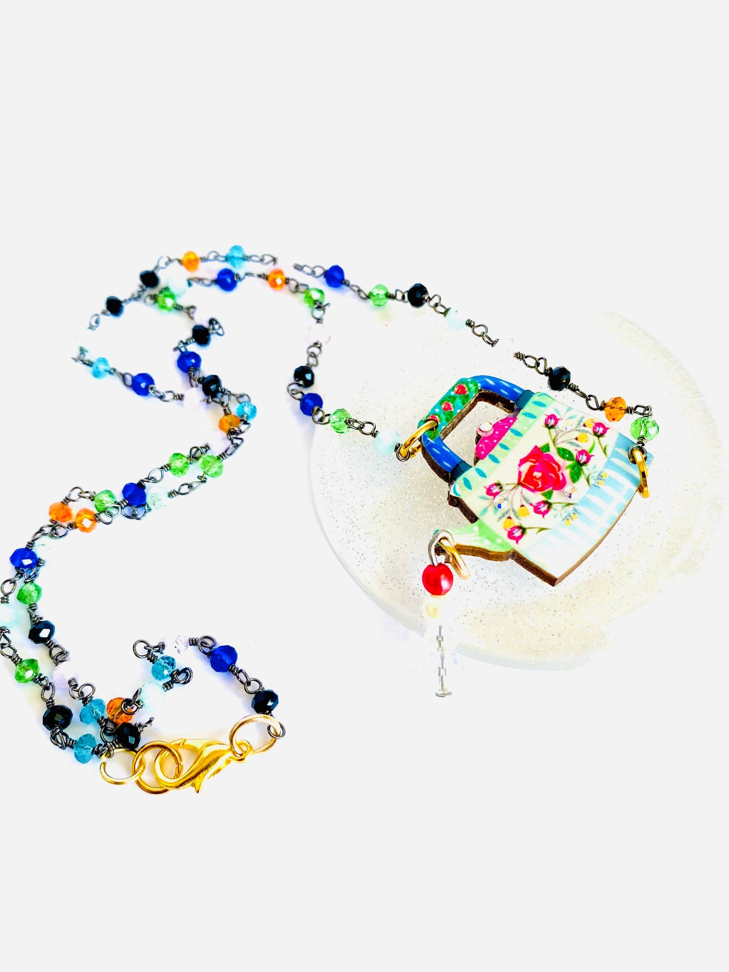 Rosie Rose Parker - Little teapot statement necklace