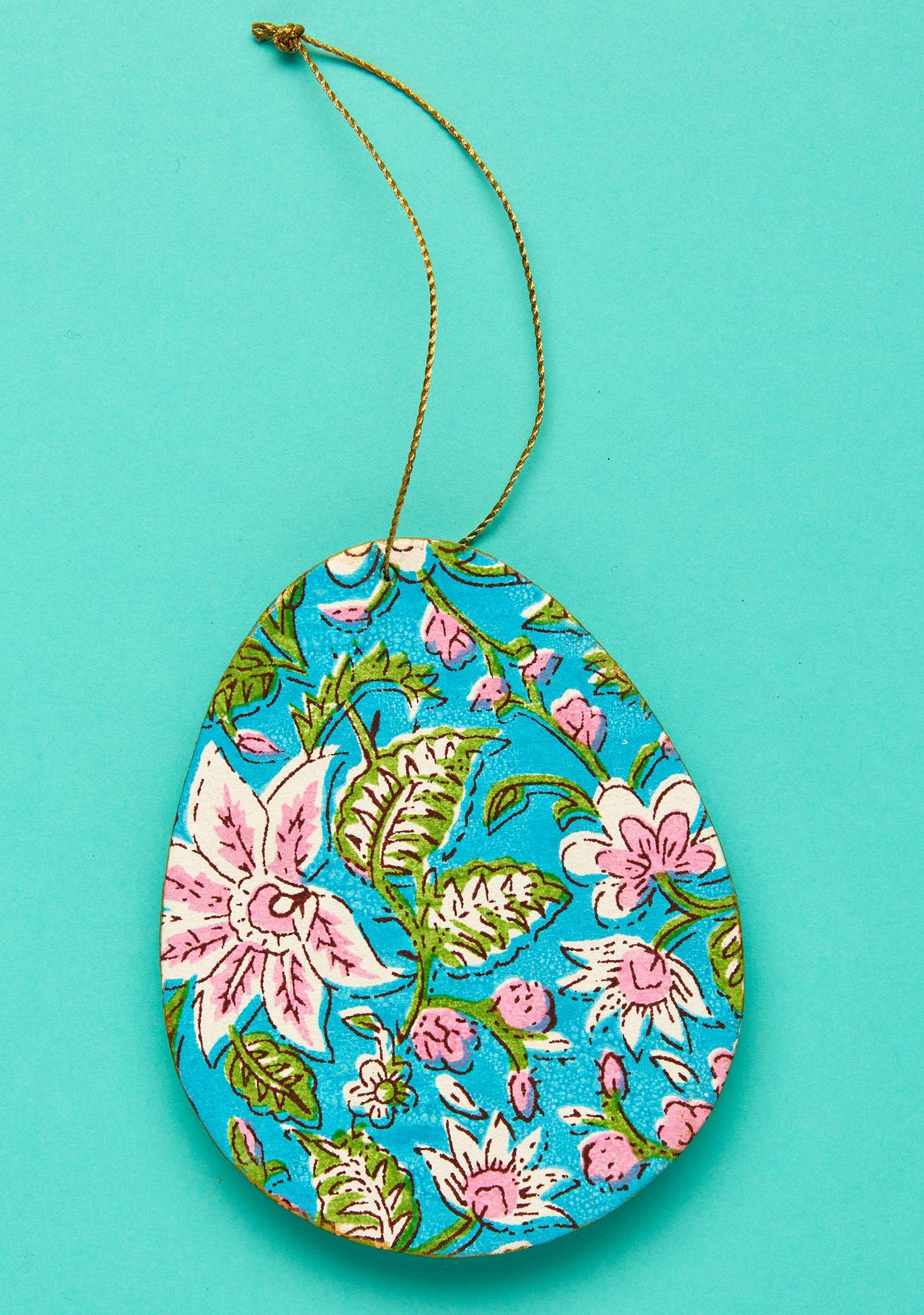 Hand Block Printed Egg Decoration