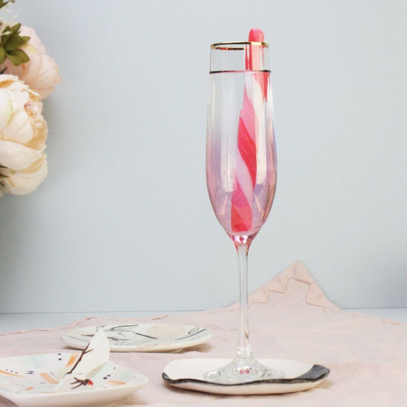 Holly's Lollies Raspberry Gin Drink Stirrers