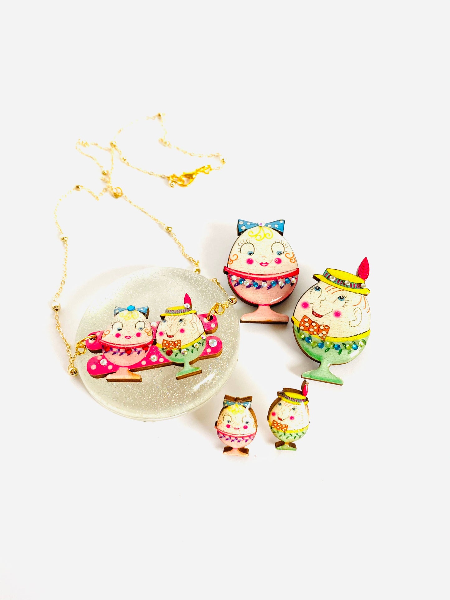 Rosie Rose Parker - Little Easter egg studs