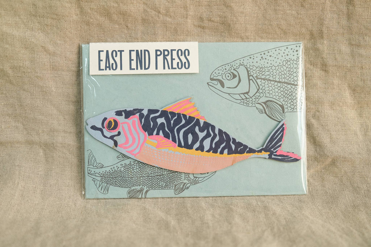 East End Press Mackerel Greeting Card