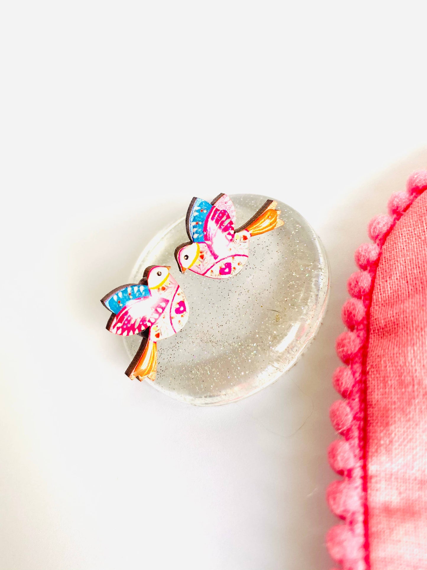 Rosie Rose Parker - Bird summer studs