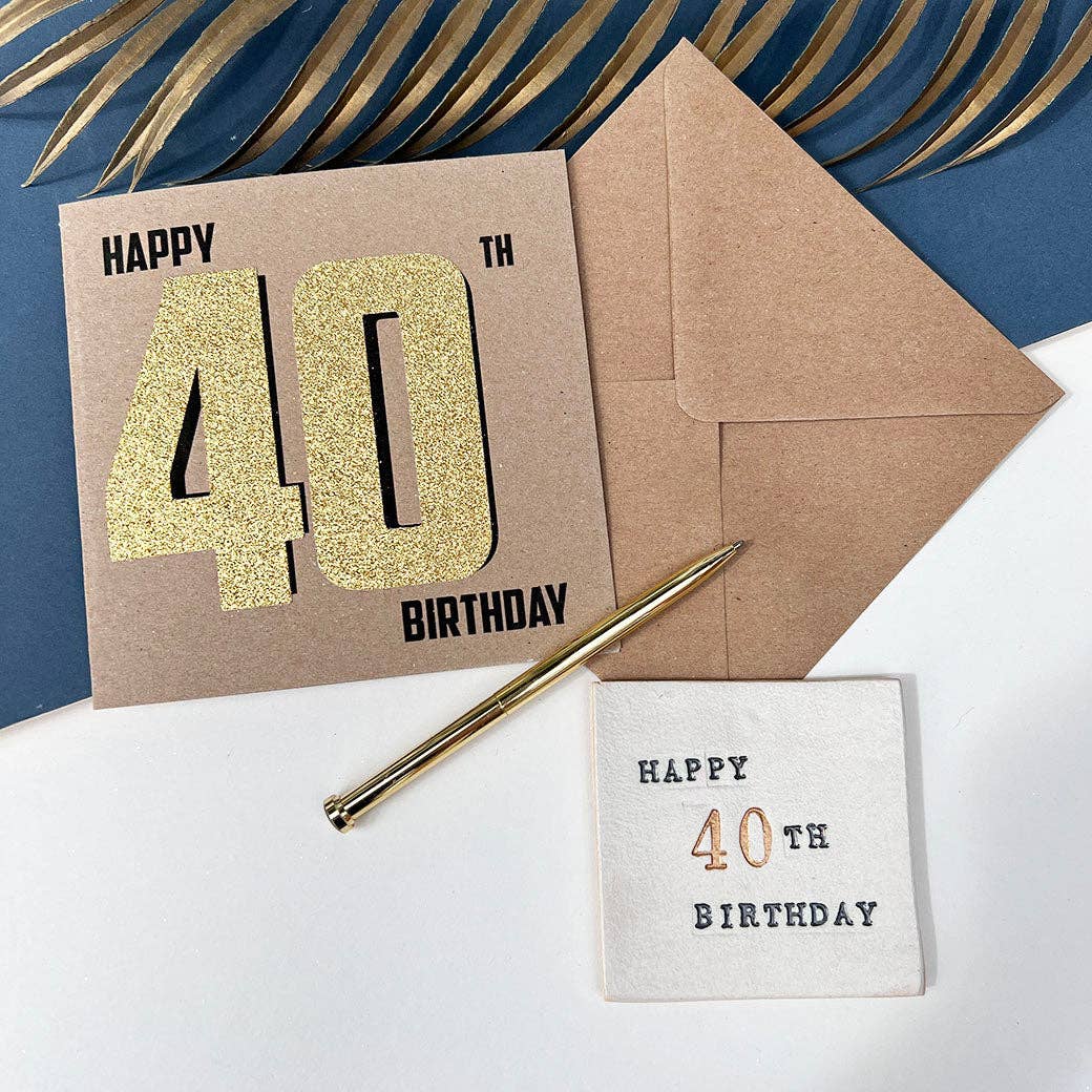 40th Birthday  Coaster