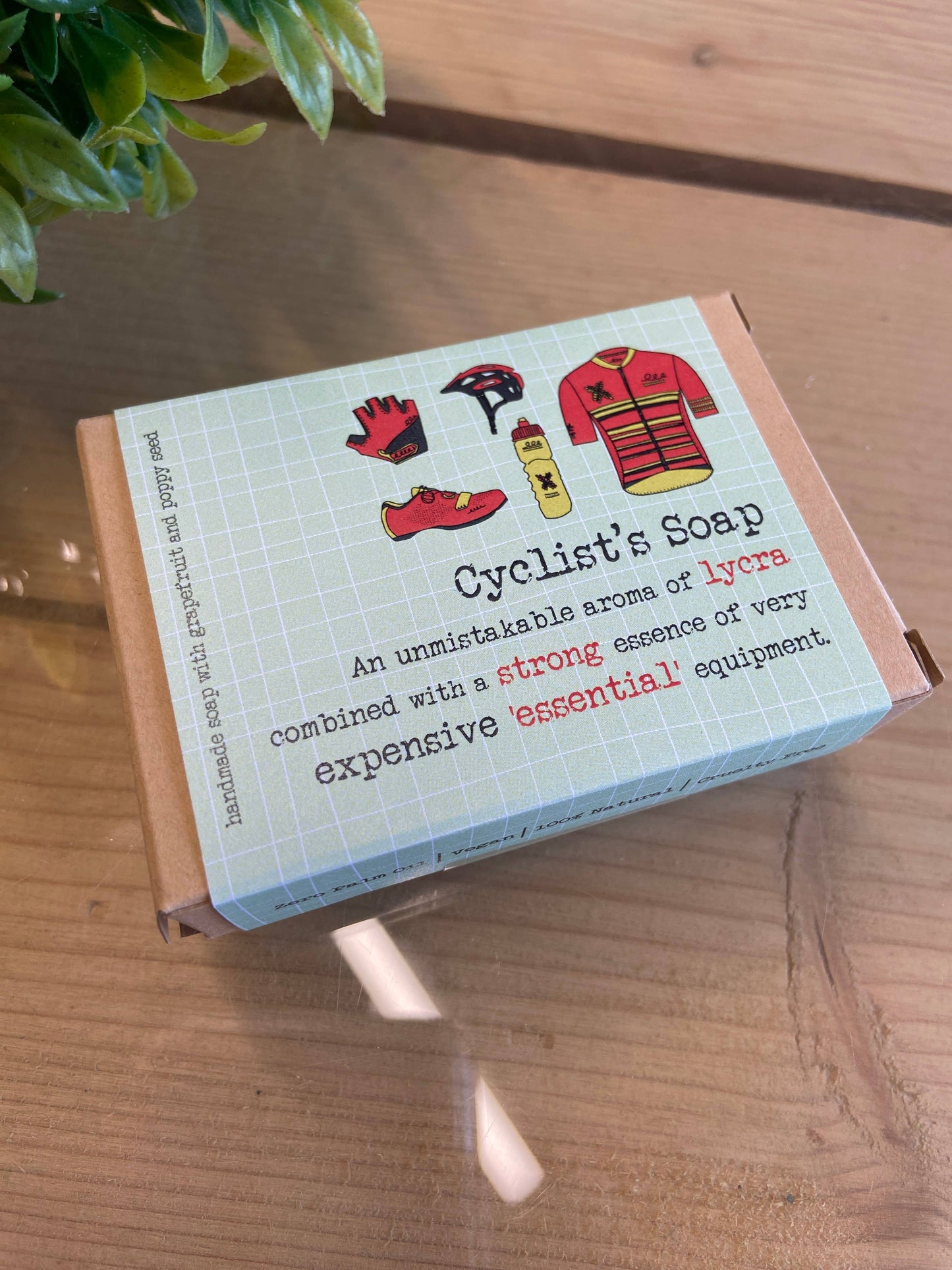 Dandelion Stationery - Cyclist Soap - Expensive Equipment - Humorous Soap Gift
