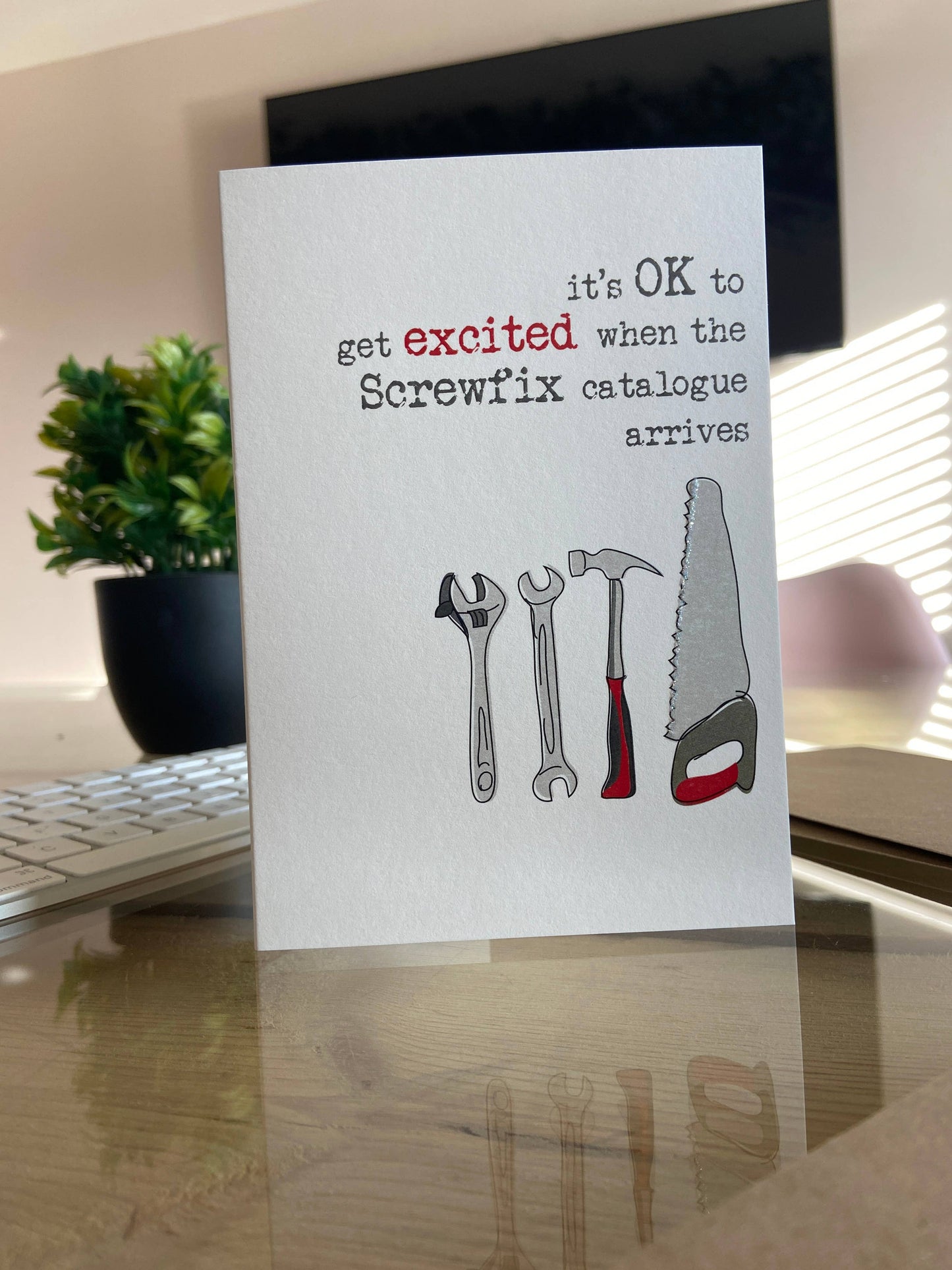 Dandelion Stationery - Screwfix Catalogue - Greetings Card