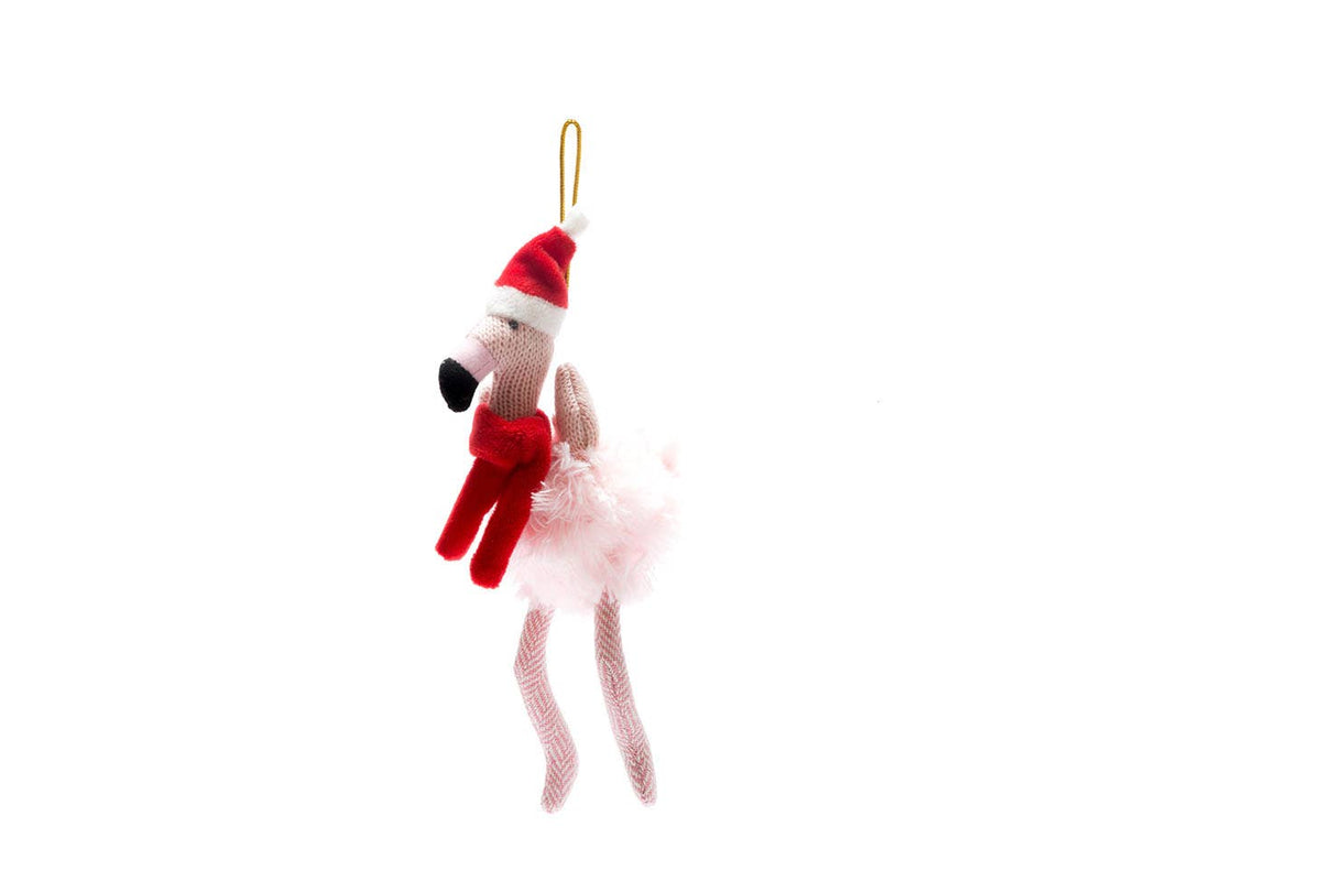Flamingo Christmas Decoration, Unique Christmas Decor
