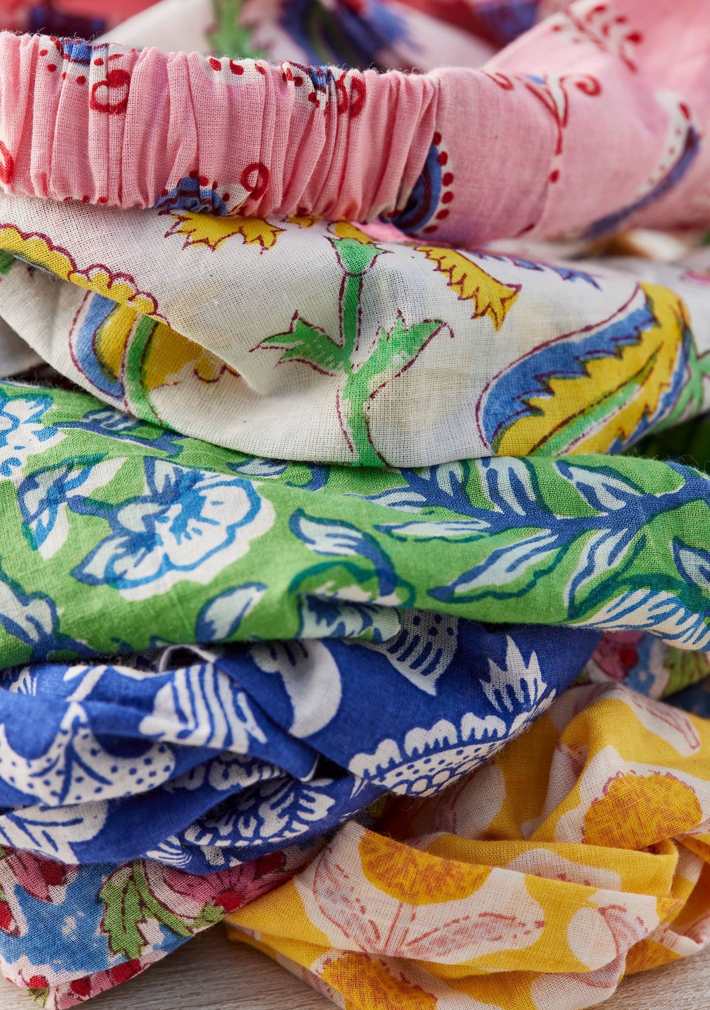 Namaste - Block Print Knot Hairband - Mixed Prints