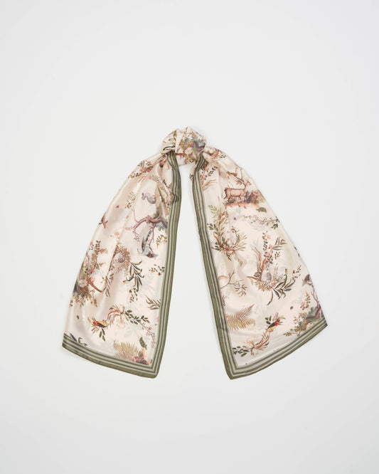 FABLE Wonderland Toile Silky Scarf