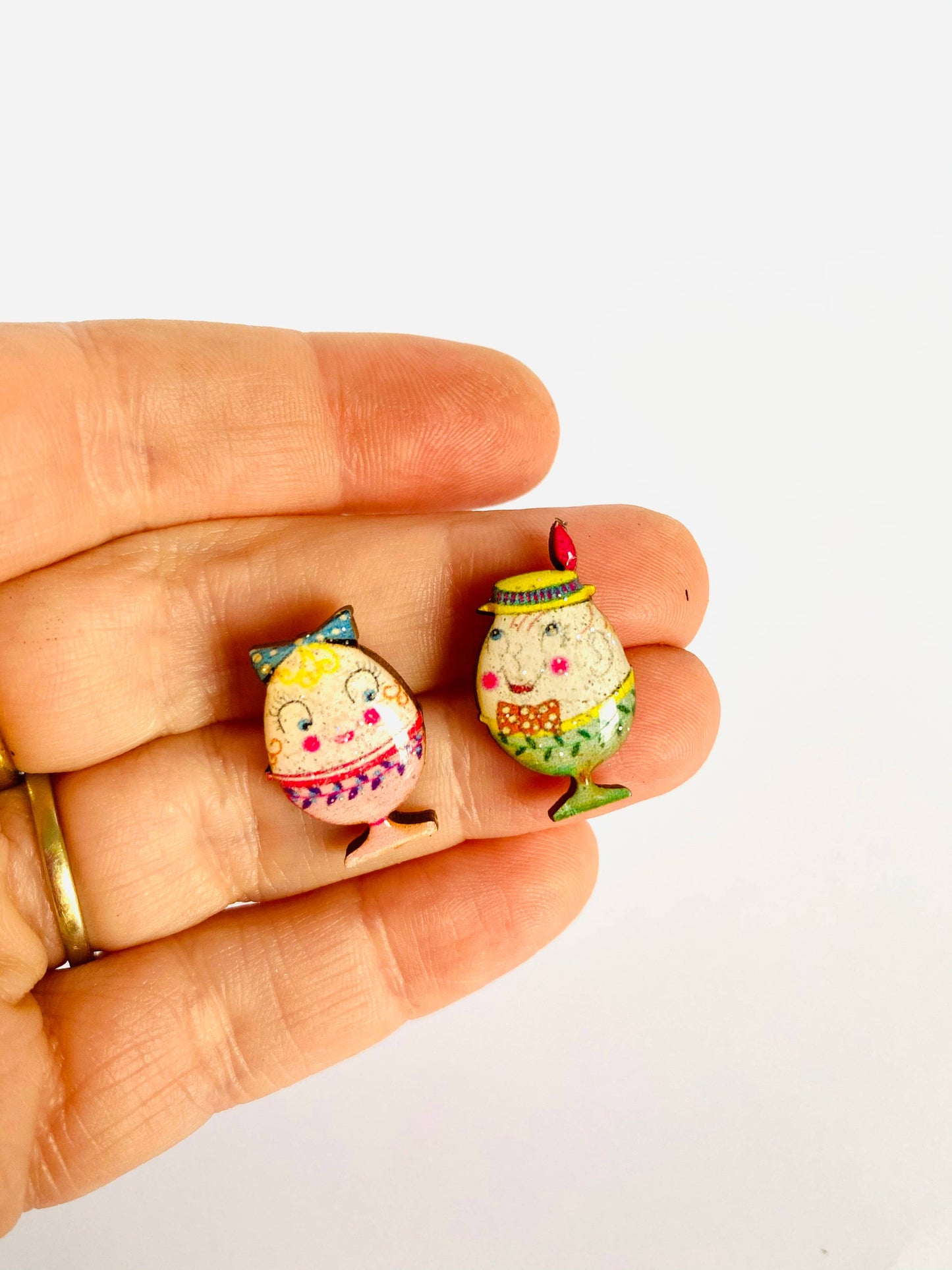 Rosie Rose Parker - Little Easter egg studs