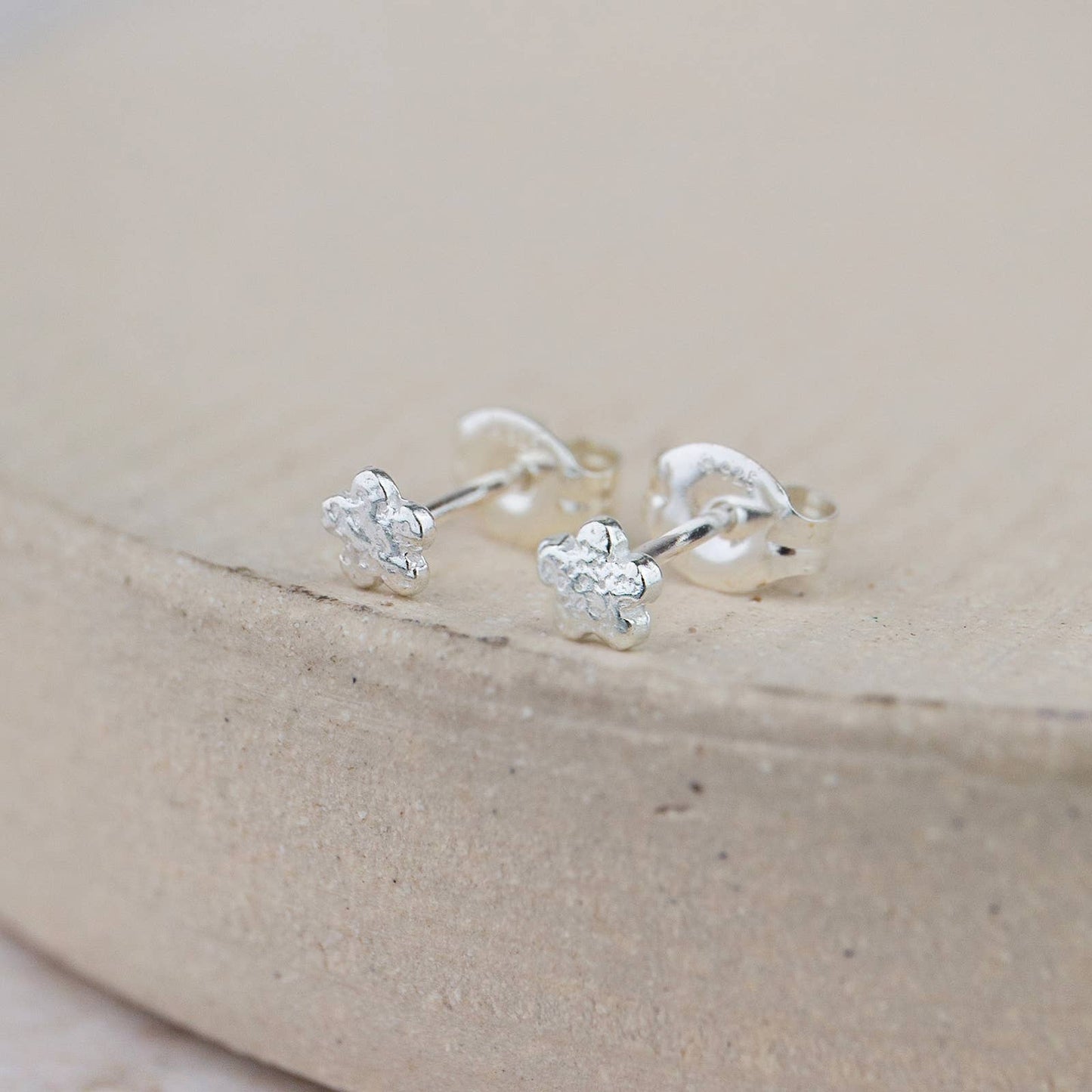 Sterling Silver Mini Studs - Flower