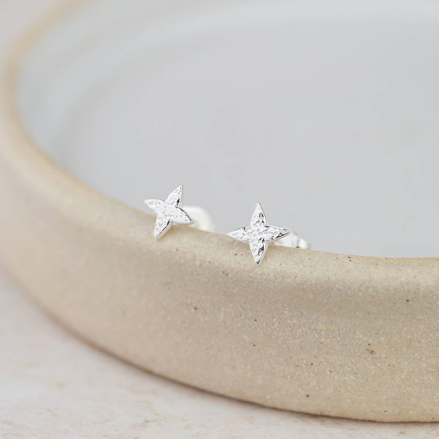 Lucy Kemp - Sterling Silver Mini Studs - North Star