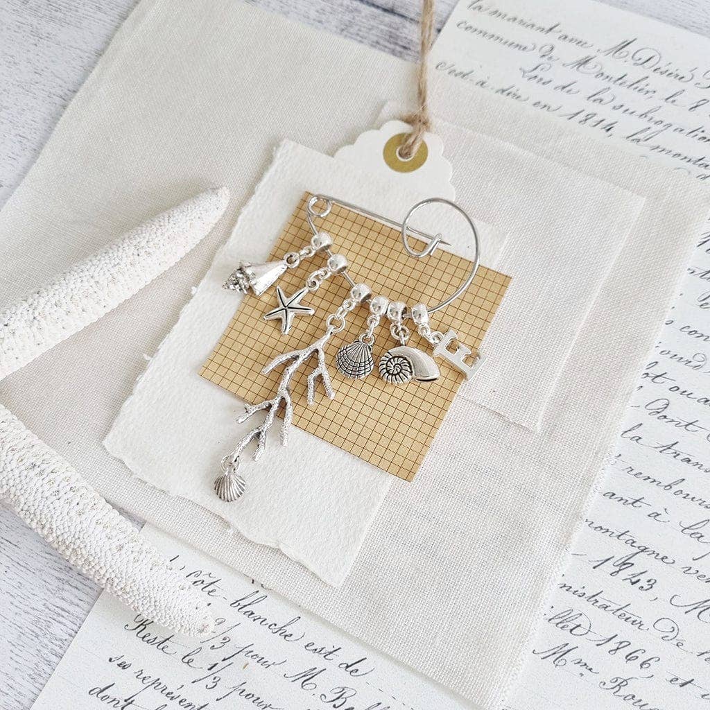 Beachcombing Swirl Pin Brooch - 65