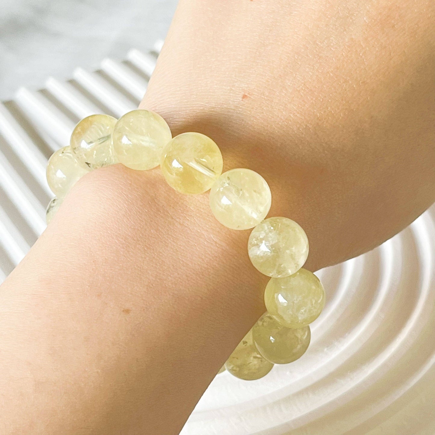 Ninaouity - Third Eye Chakra Lemon Quartz Crystal Bracelet