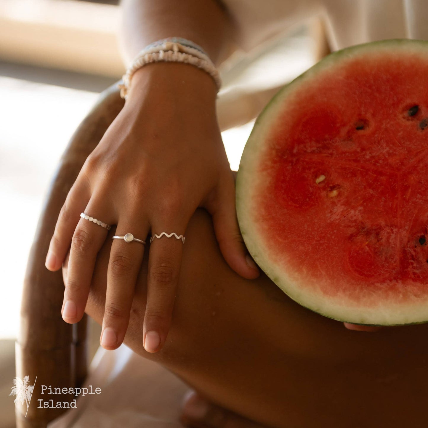 Pineapple Island - Gemstone Adjustable Ring, Gemstone Ring, by Pineapple Island - ST-072