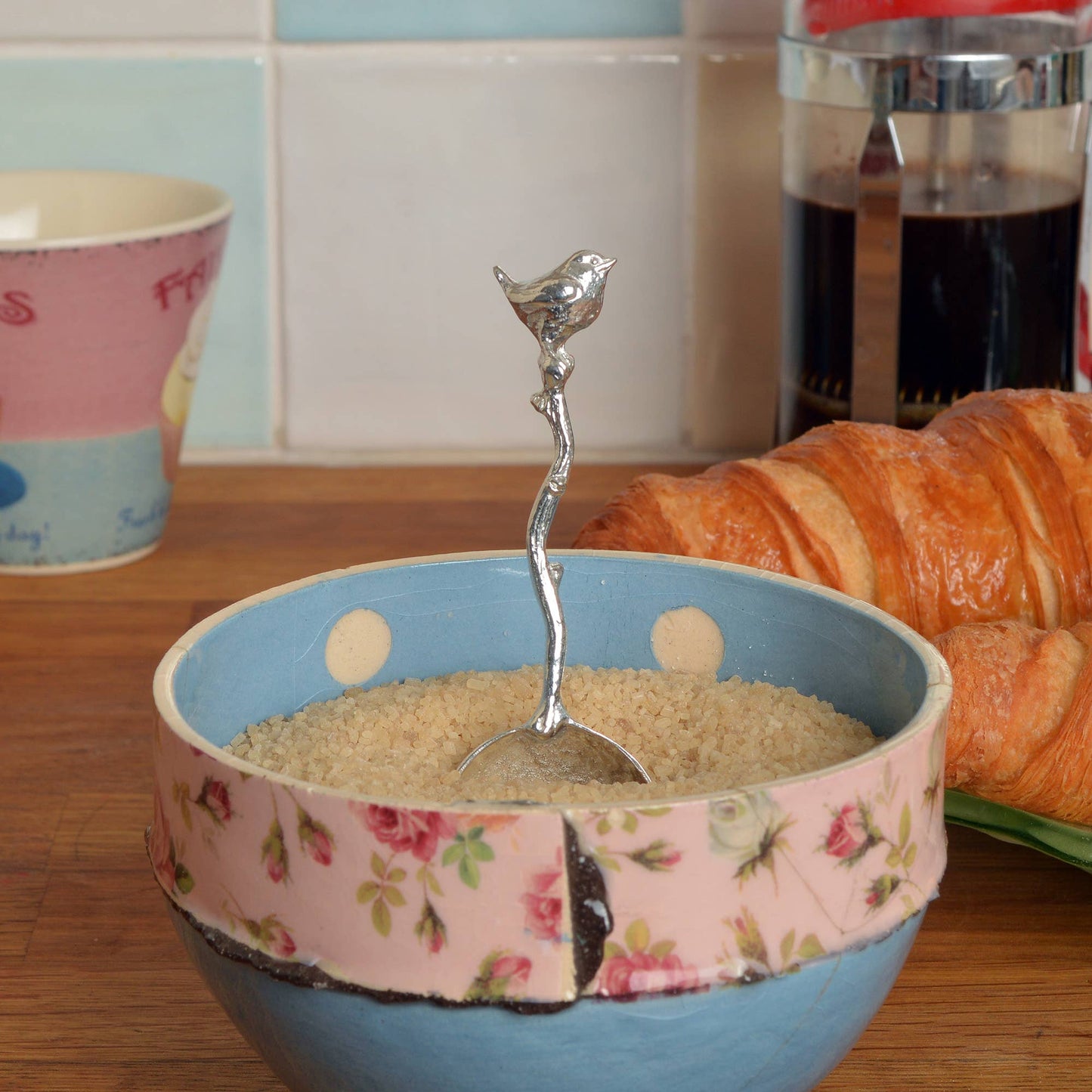 Wren Pewter Small Sugar Spoon