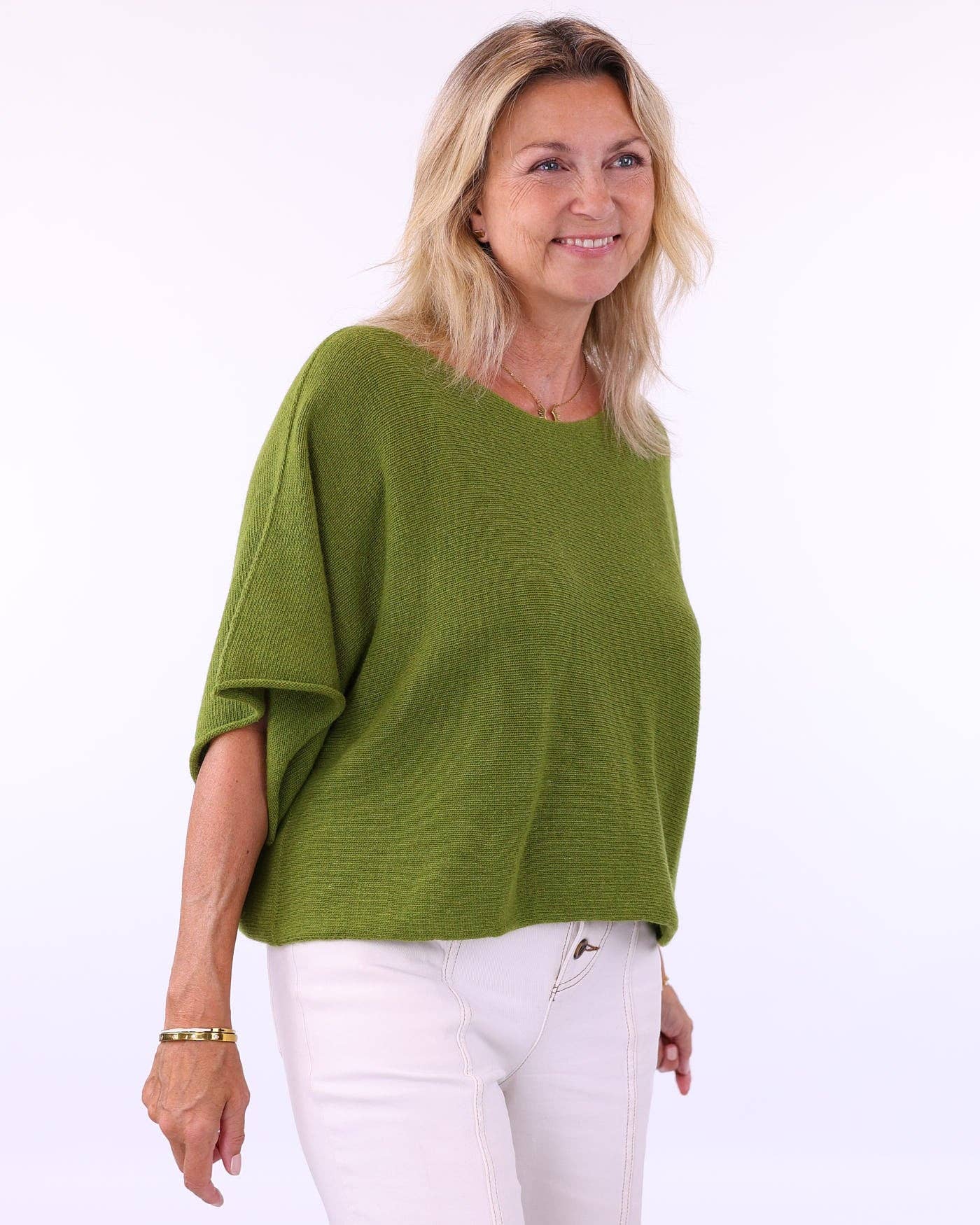 Cadenza - Cashmere Blend Short Tunic Top