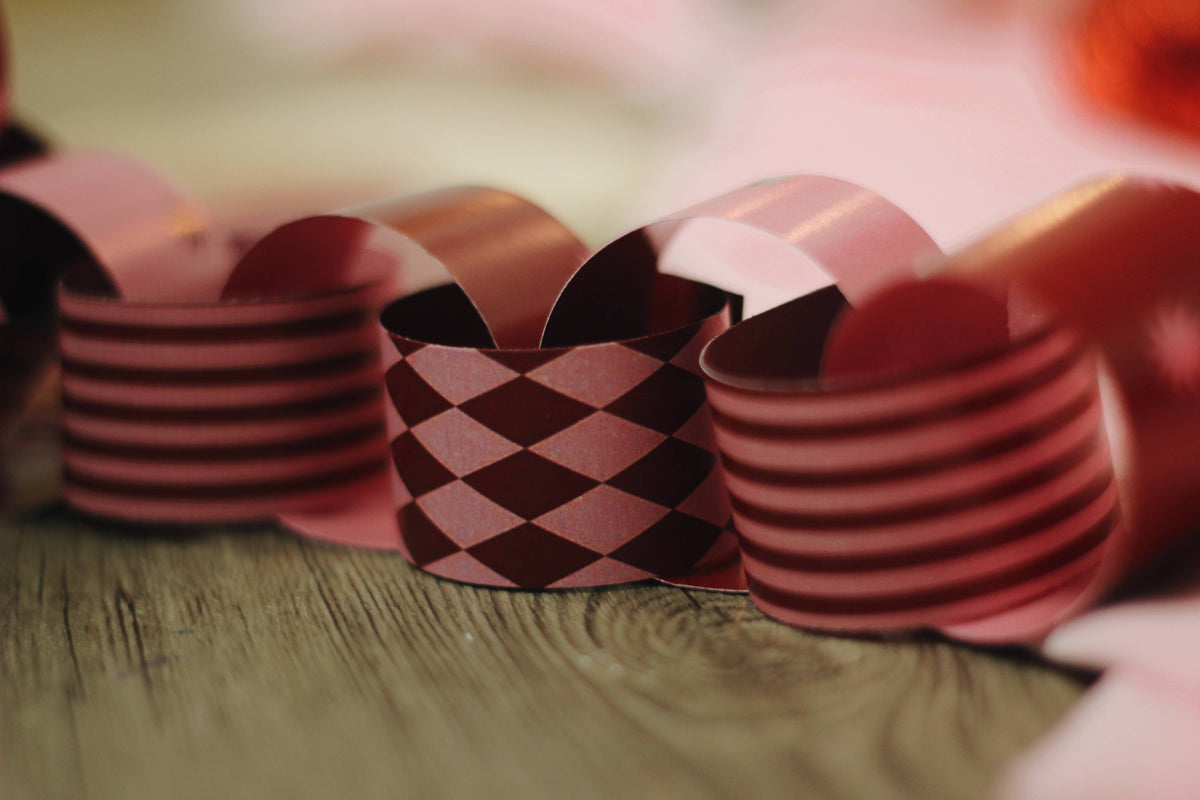 Berry & Blush | Paper Chain Kit Valentines Party Decor