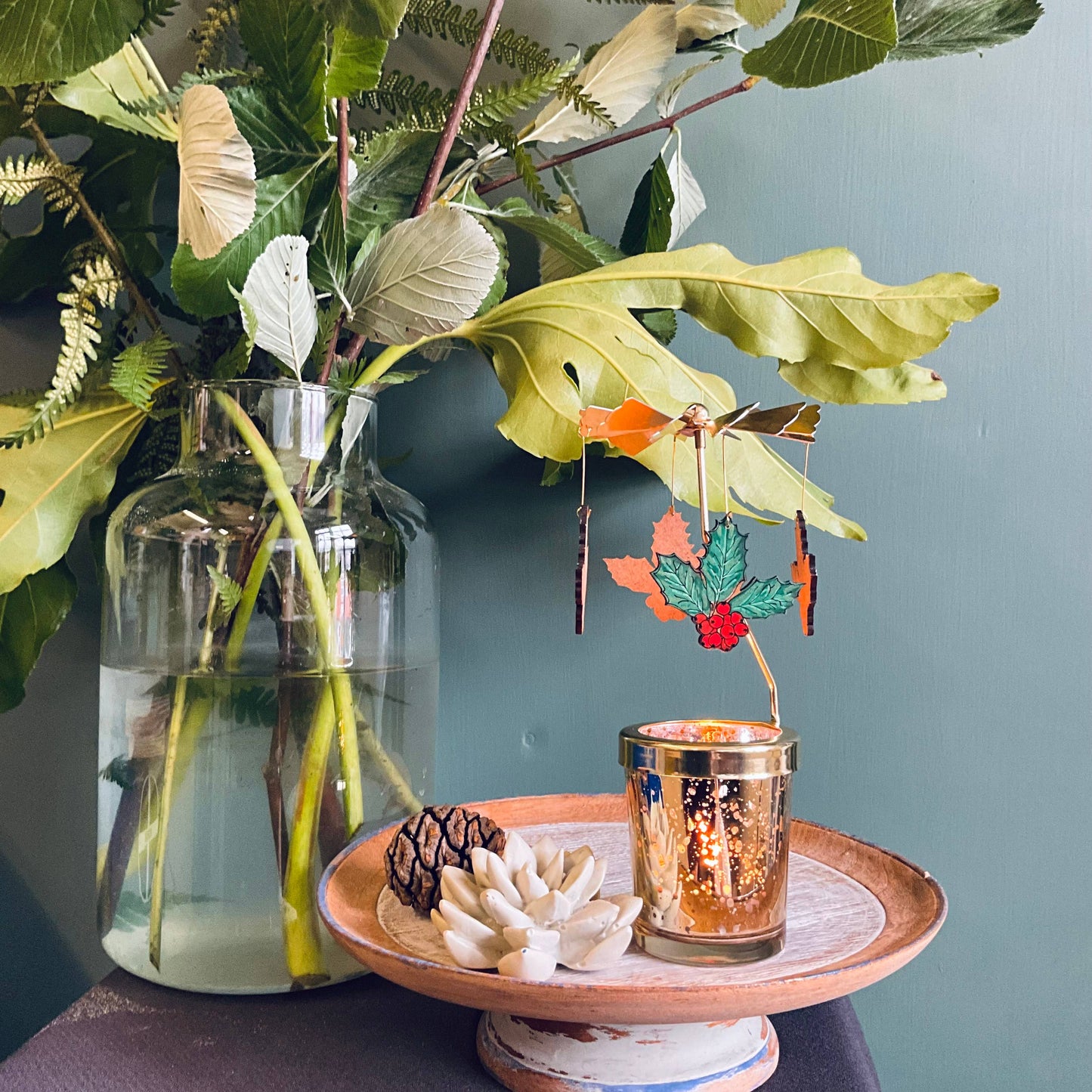 Flora Candle Carousel with a choice of 7 decorations