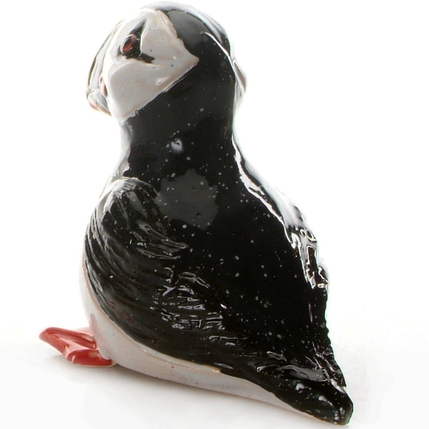 Puffin Sitting Handmade Ceramic Figurine