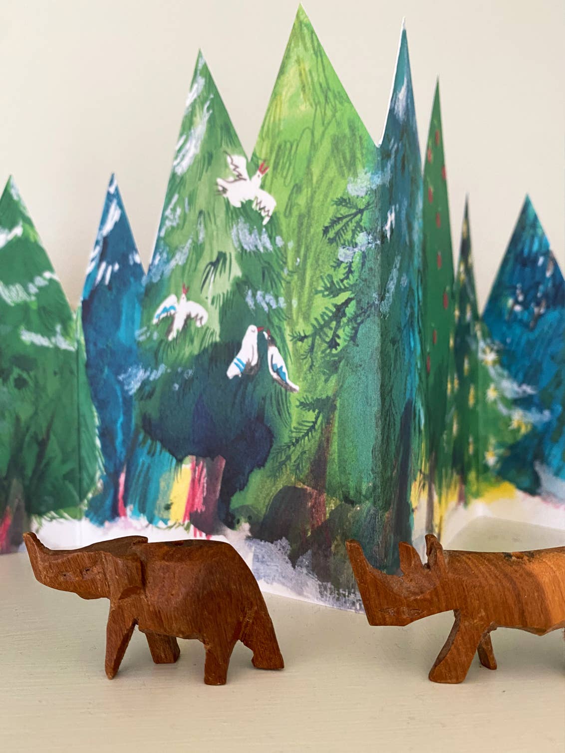 Esther Kent Design - Enchanted Forest Hand-finished Concertina Card