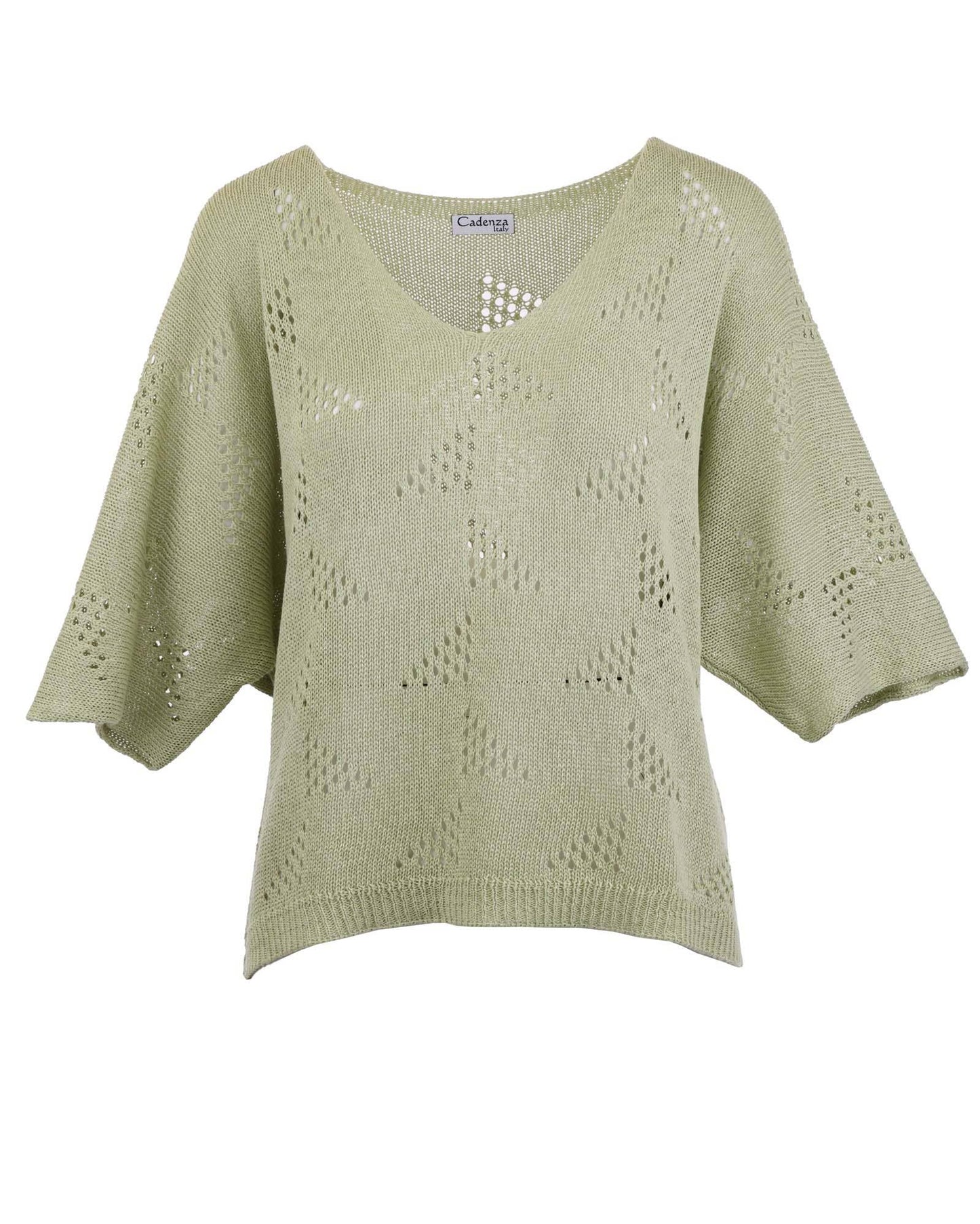 Cadenza Italy Ltd - Cotton Blend Patterned Tunic