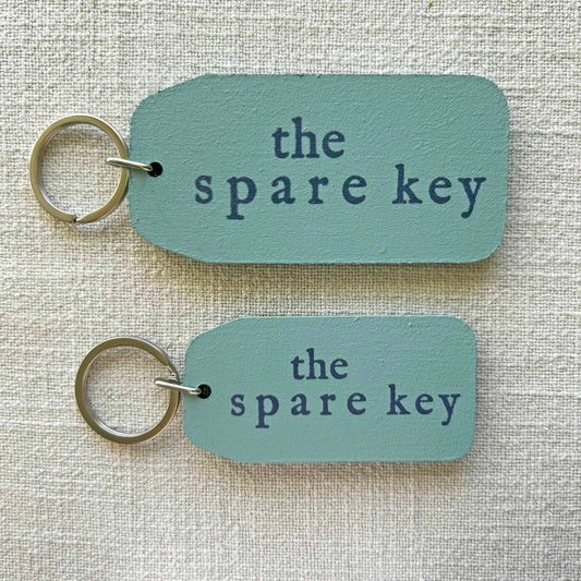 The Wooden Postcard Company - THE SPARE KEY Wooden Key Tag