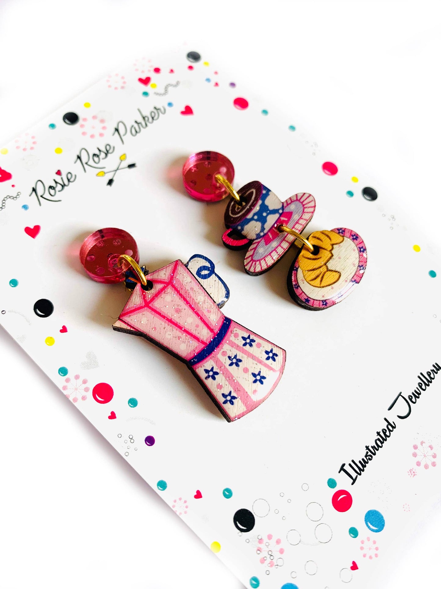 Rosie Rose Parker - Funky statement earrings