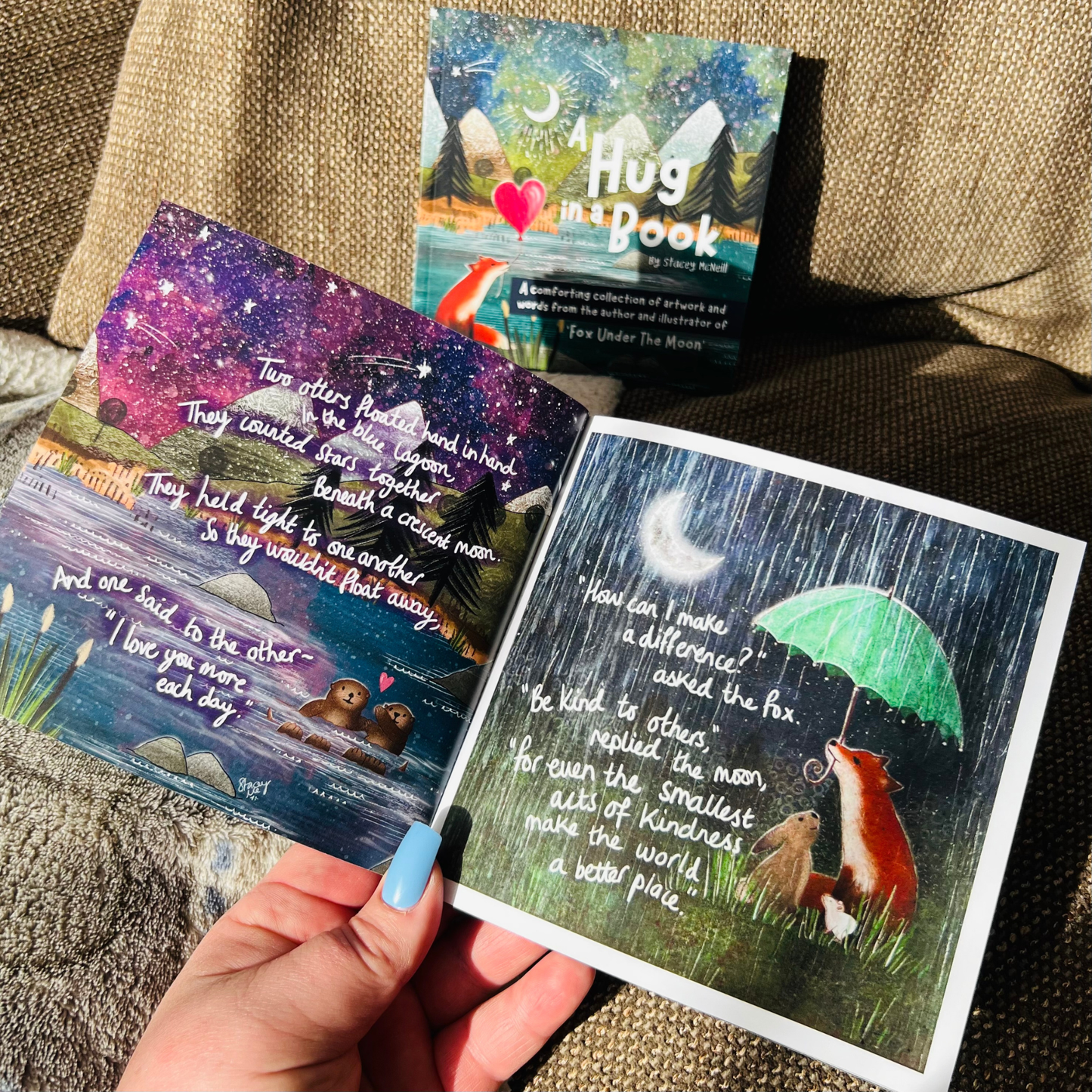 Fox under the Moon - Hug In A Book mini book