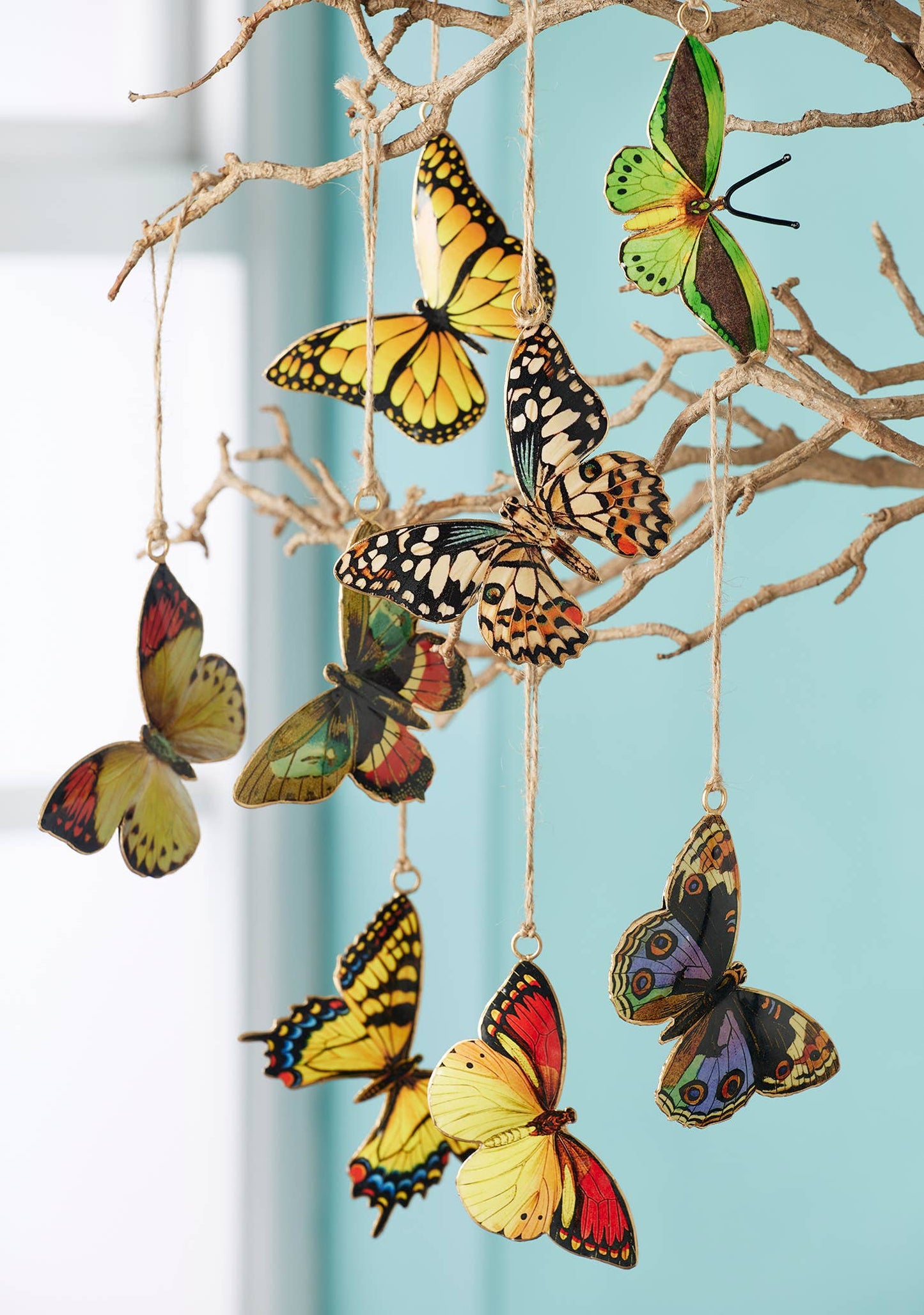 Namaste - Butterfly Metal Decoration