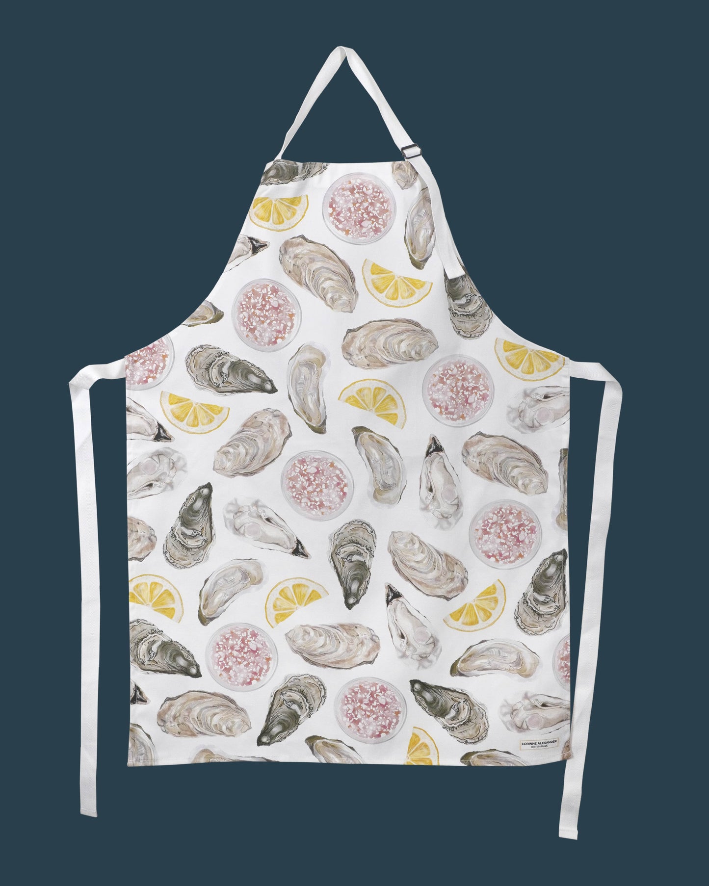Oyster Apron - British Made - 100% Cotton - Seaside Apron