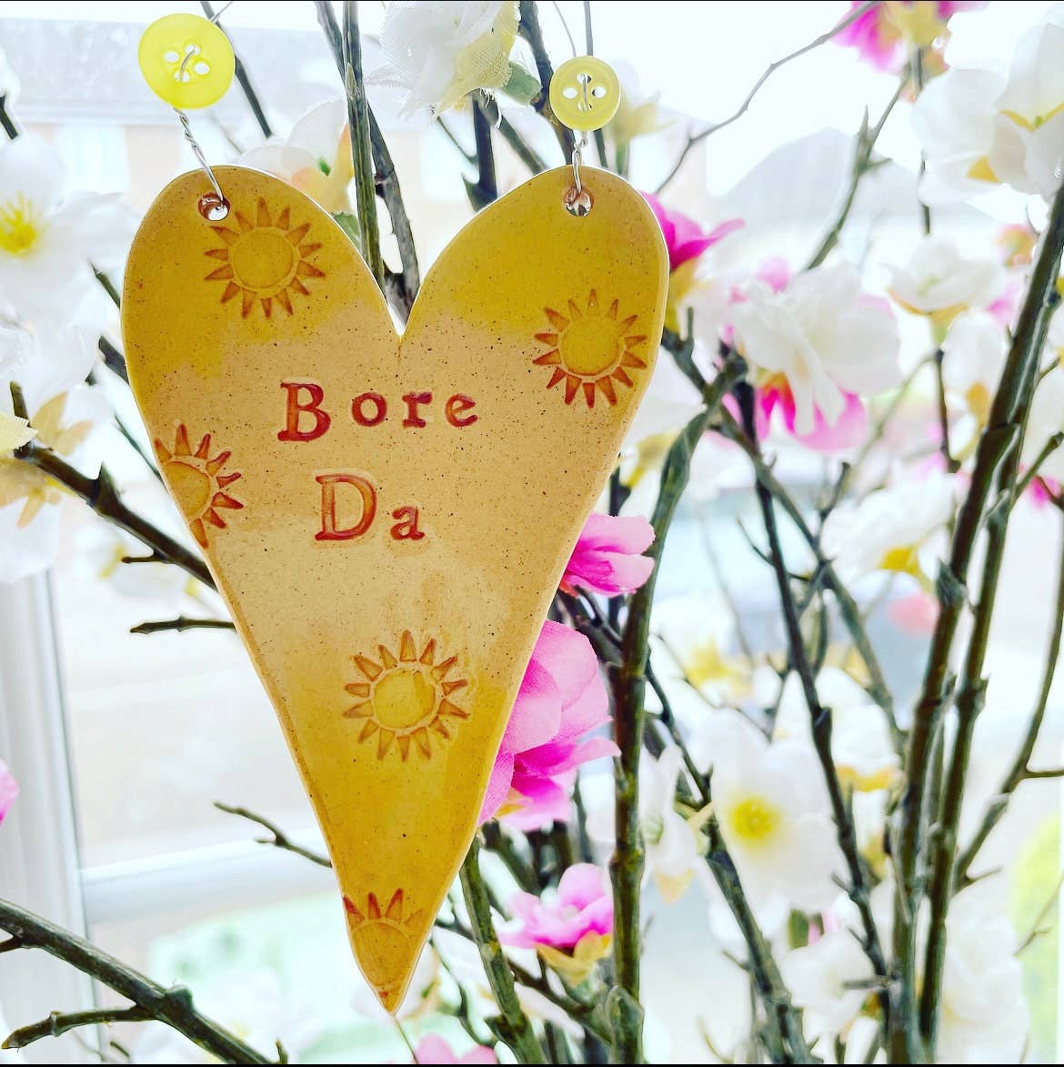 Bore Da Ceramic Hanging Heart