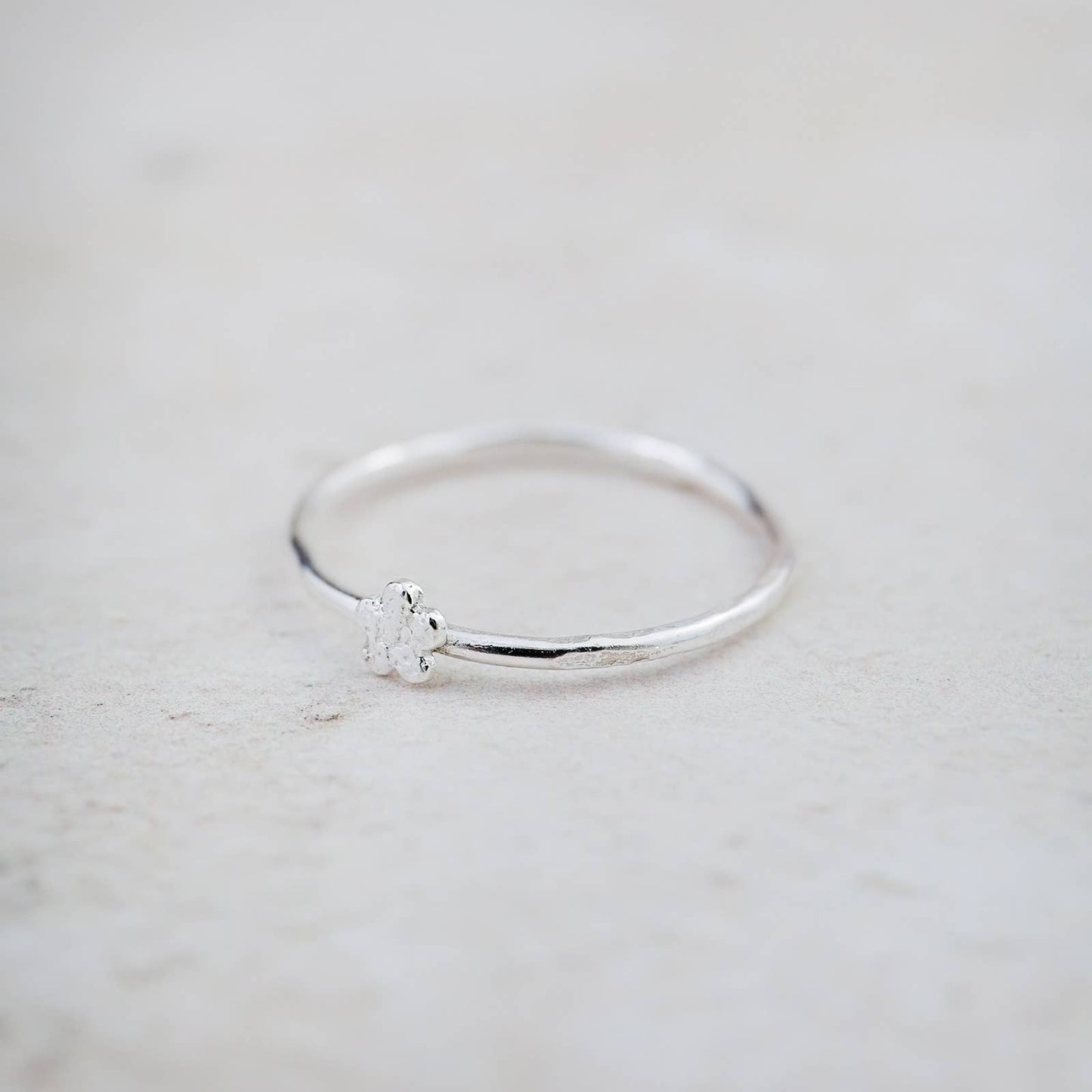 Lucy Kemp - Sterling Silver Mini Flower Ring