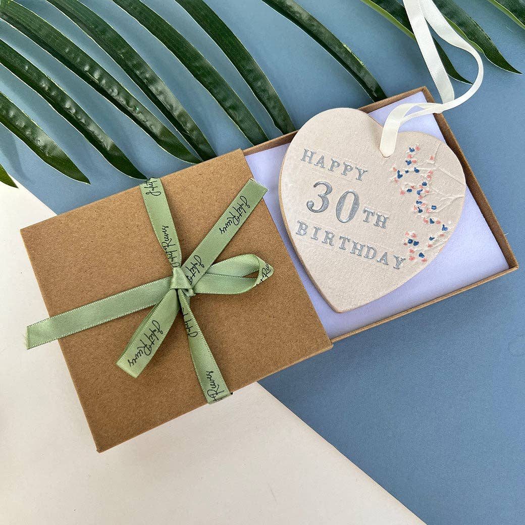 30th Birthday Hanging Heart
