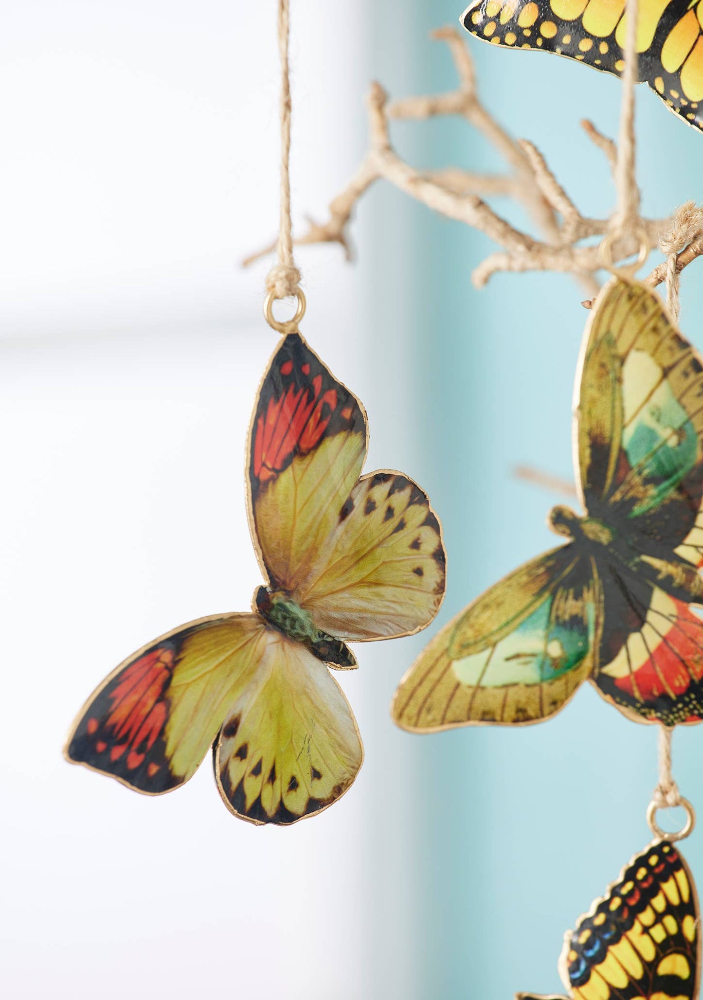 Namaste - Butterfly Metal Decoration