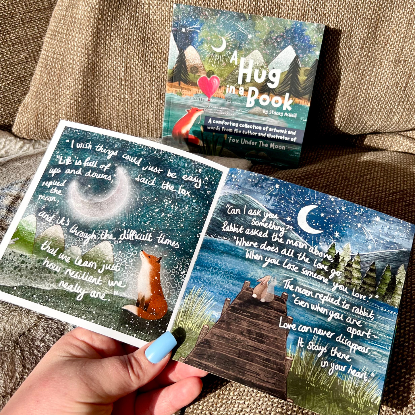 Fox under the Moon - Hug In A Book mini book