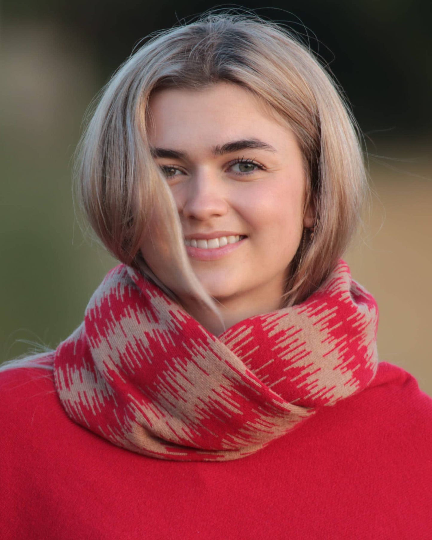 Cadenza Italy Ltd - Cashmere Blend Wave Snood