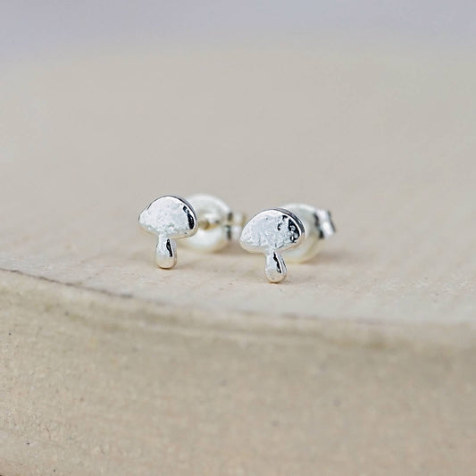 Sterling Silver Mini Studs - Mushroom