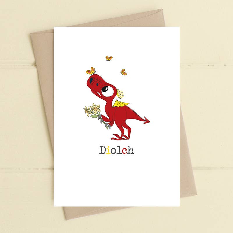 Welsh Card - Diolch (Thank You)