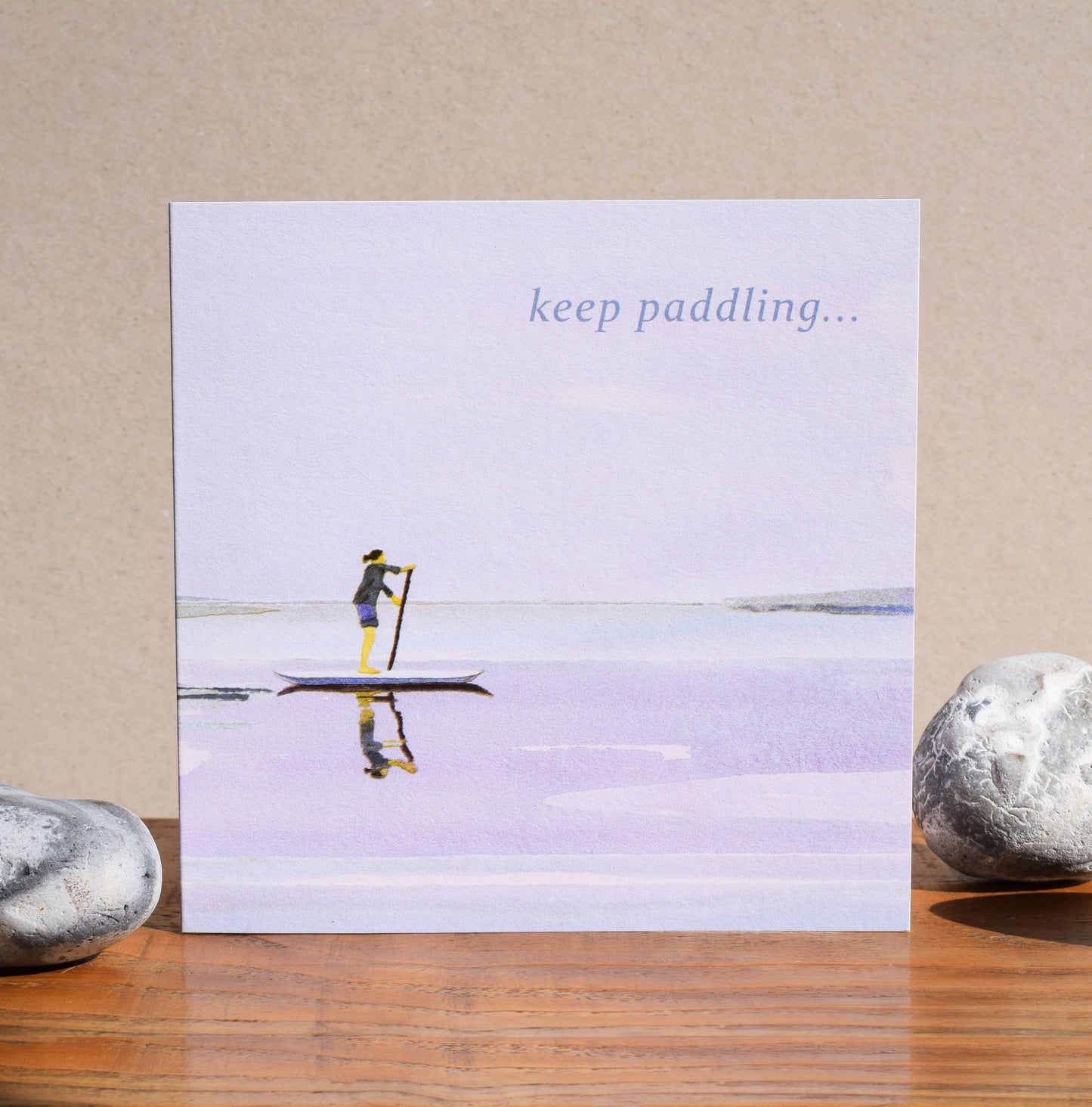 Windsock Press - 'Keep Paddling' (paddle boarding card)