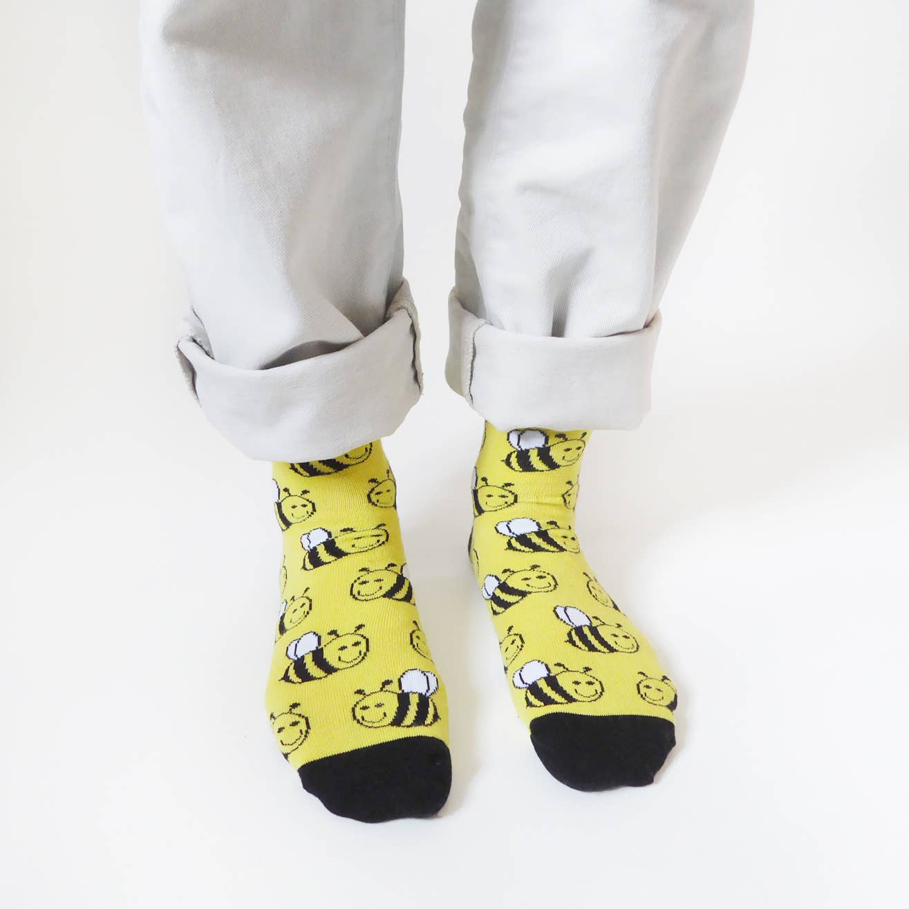 Bare Kind - Yellow Bee Socks