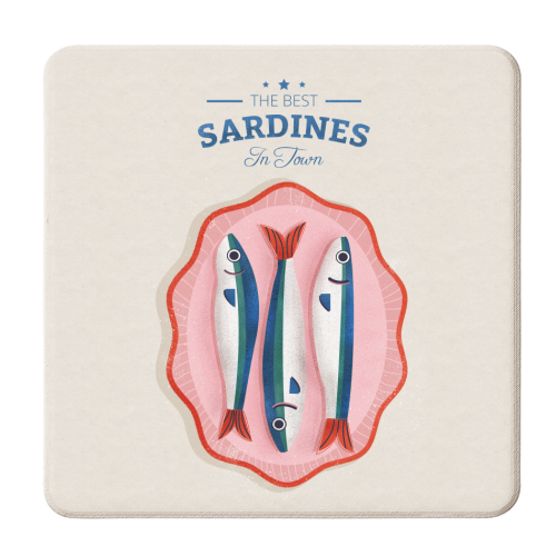 Art Wow - Coasters 'The Best Sardines'