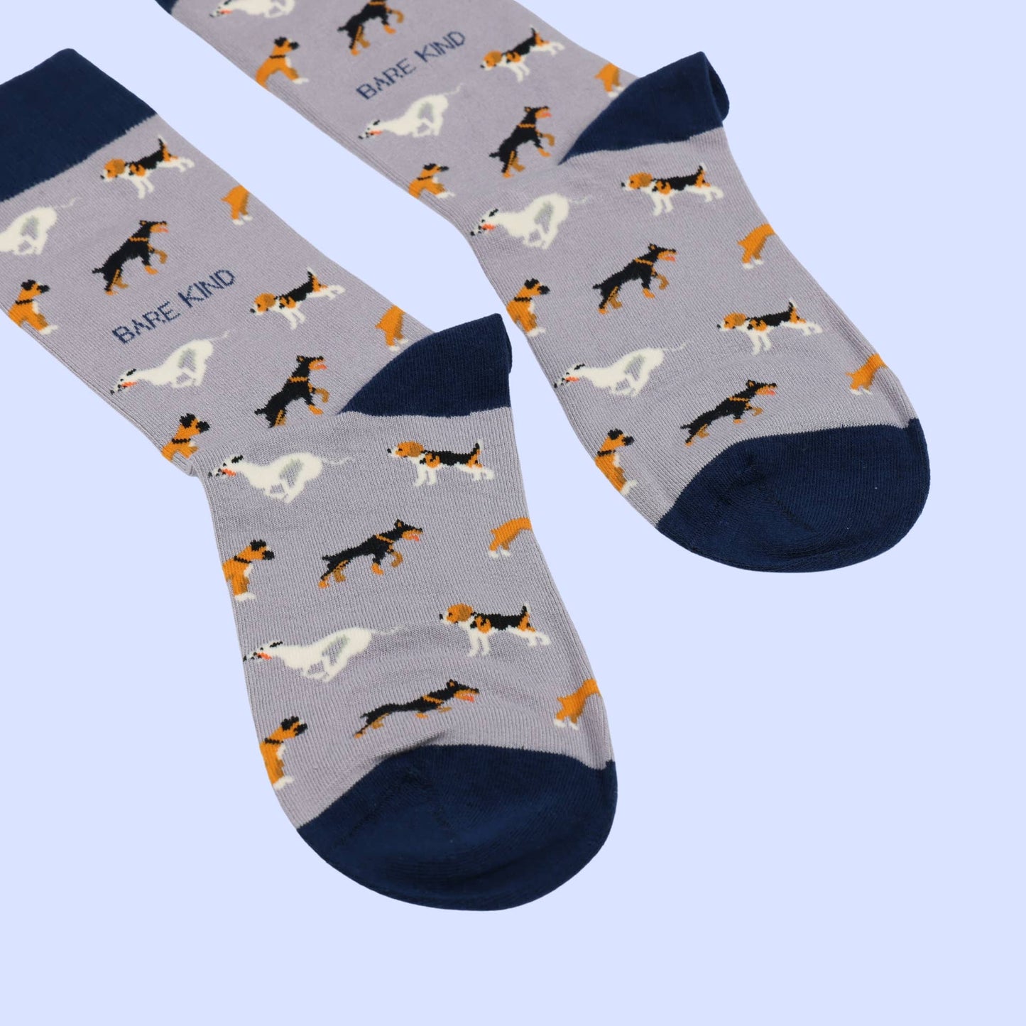 Bare Kind - Purple Dog Socks