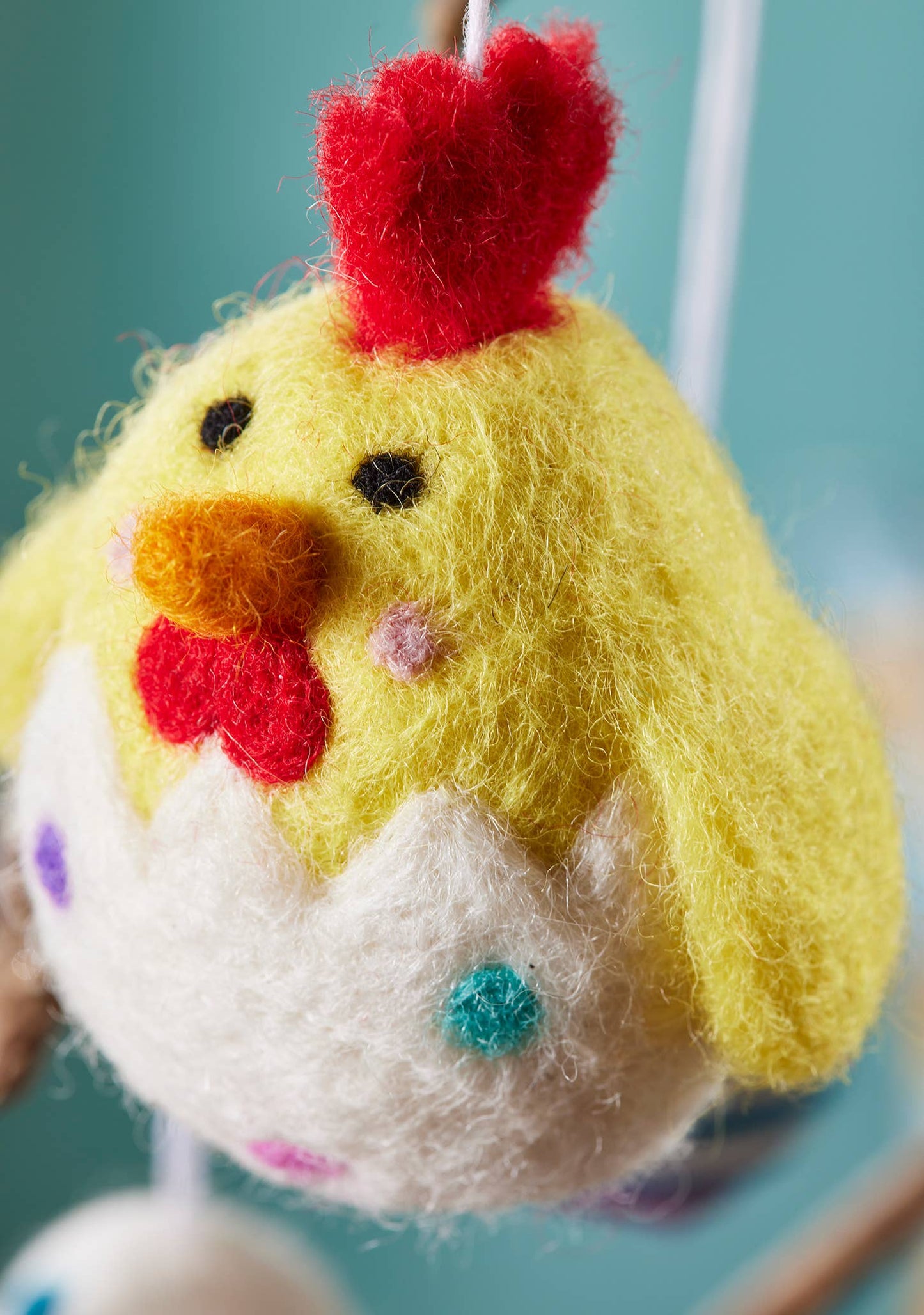 Namaste - Felt Chick in Egg Decoration