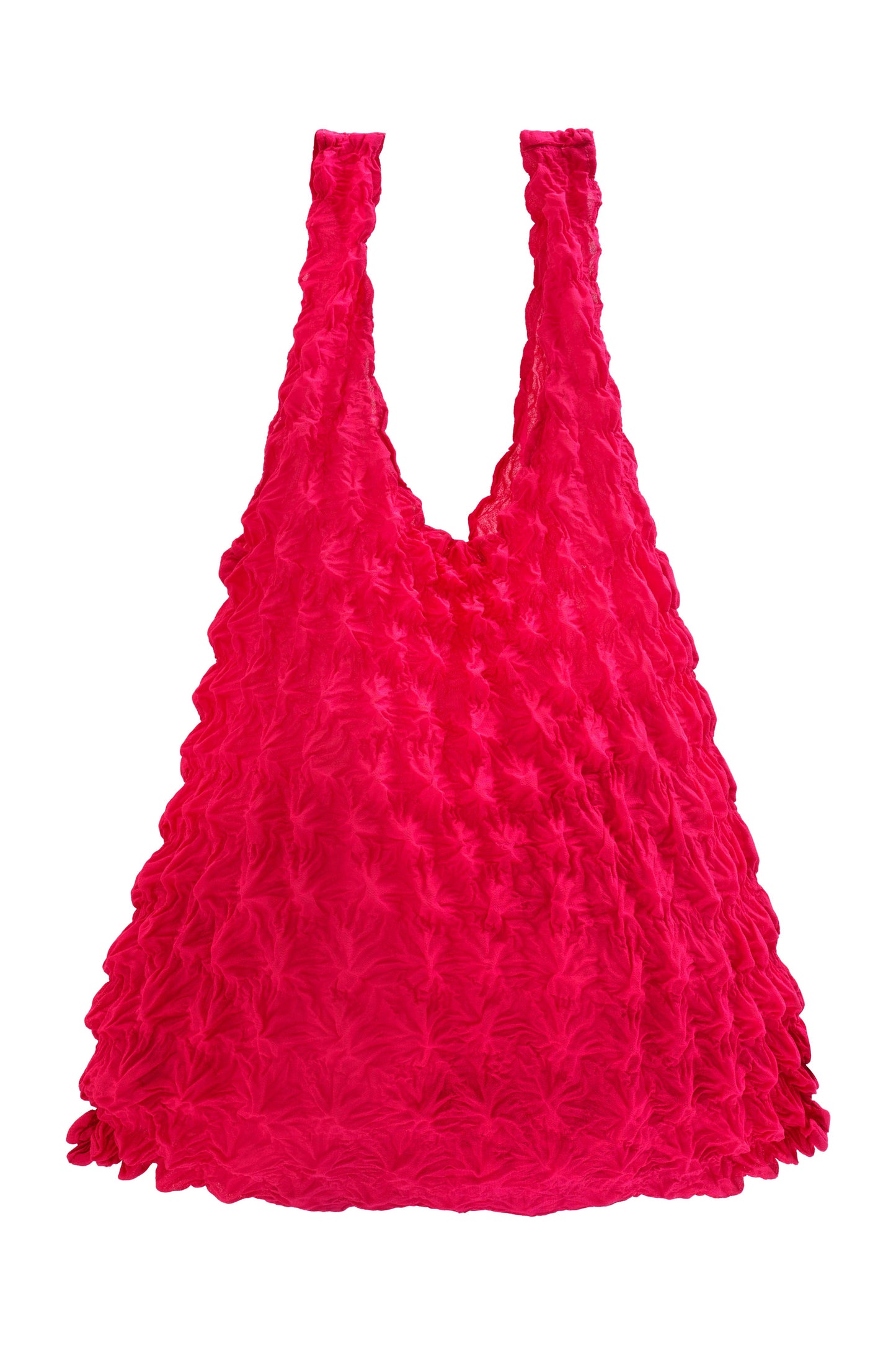 Tote Bag Eco Sustainable Stretchy  Gift HOT PINK
