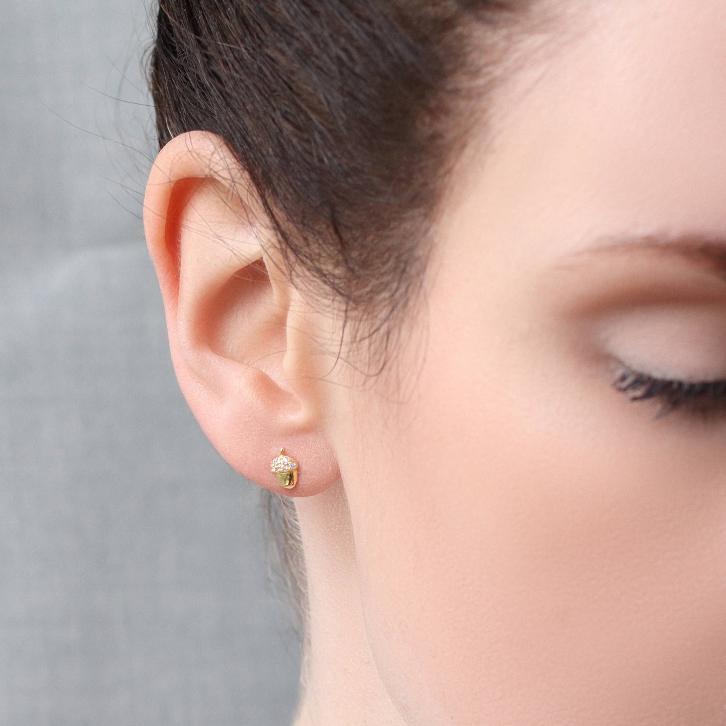 Silk Purse, Sow's Ear - Acorn Stud Earrings